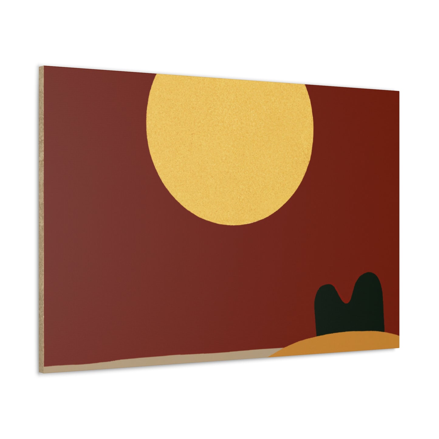 Peeking Ears - Midcentury Canvas