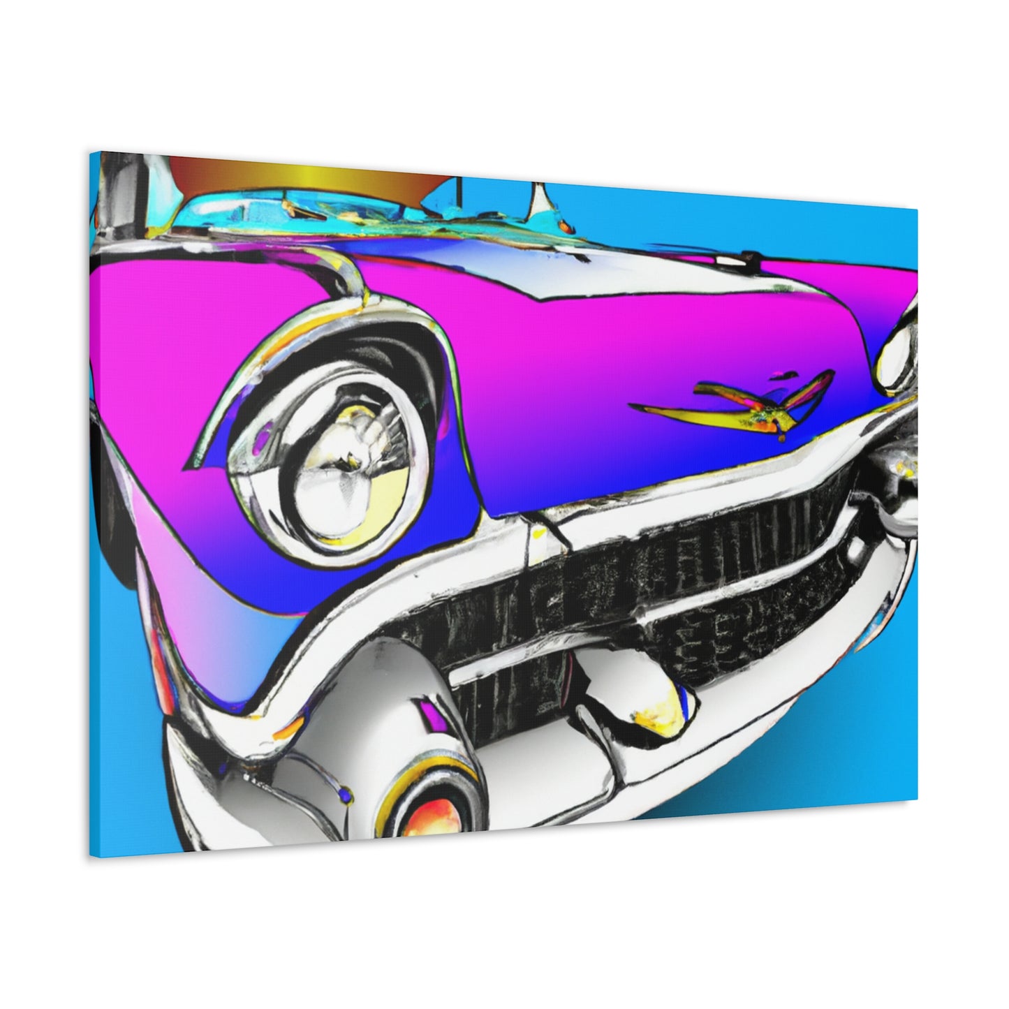 "Classic Car Story" - Automobile Canvas