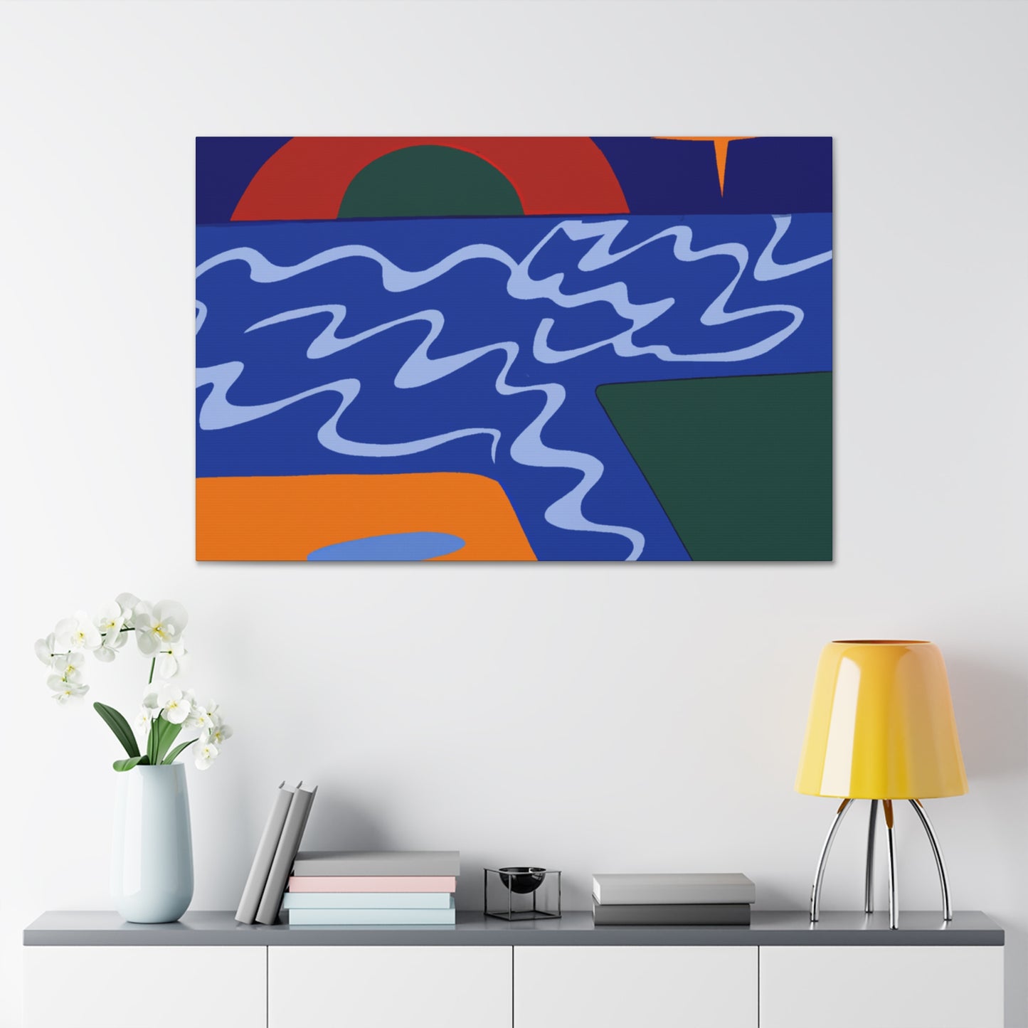 Icey Riveer -Midcentury Canvas