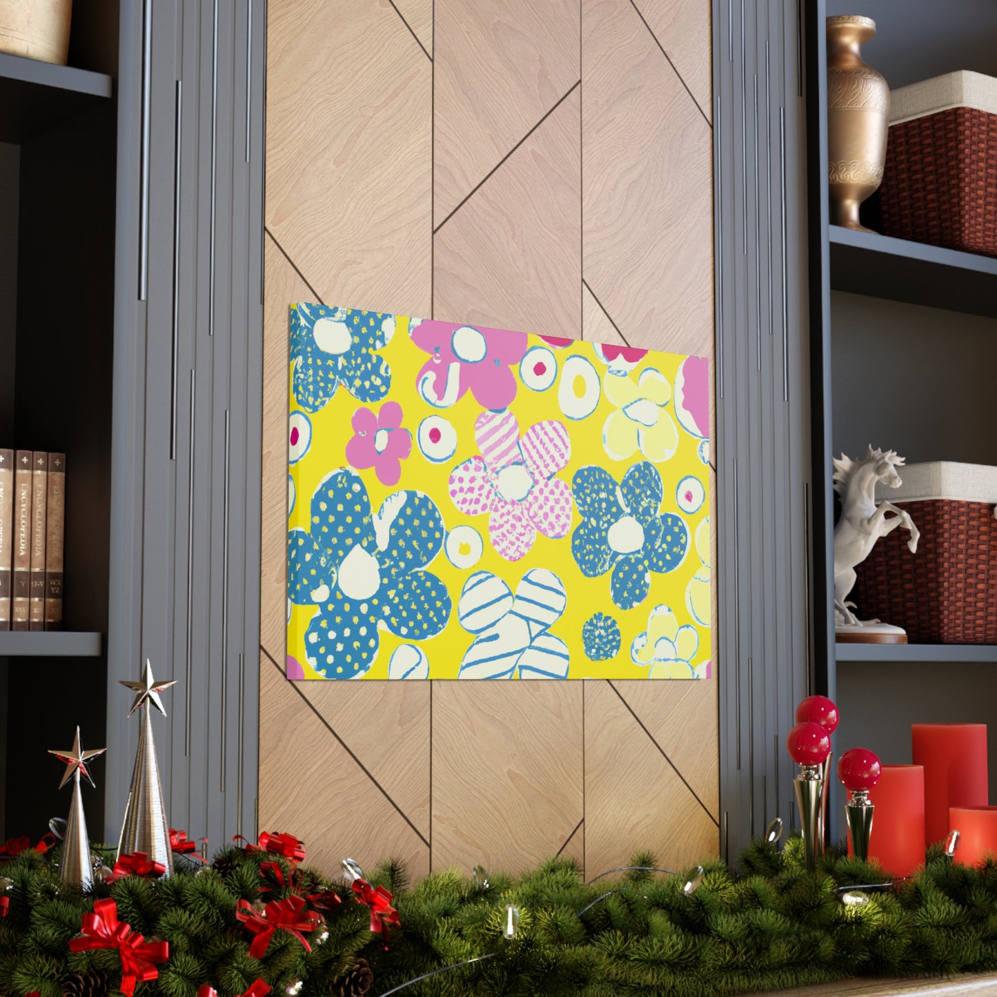 Amaranthine Blooms. - Floral Canvas