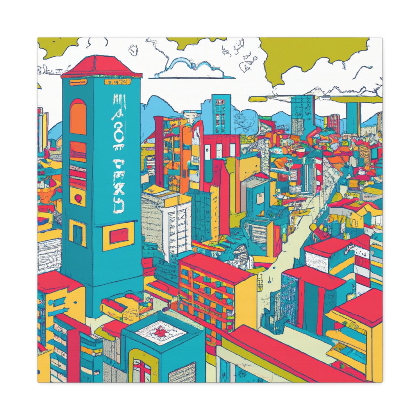 Maria Santos - South America - Canvas