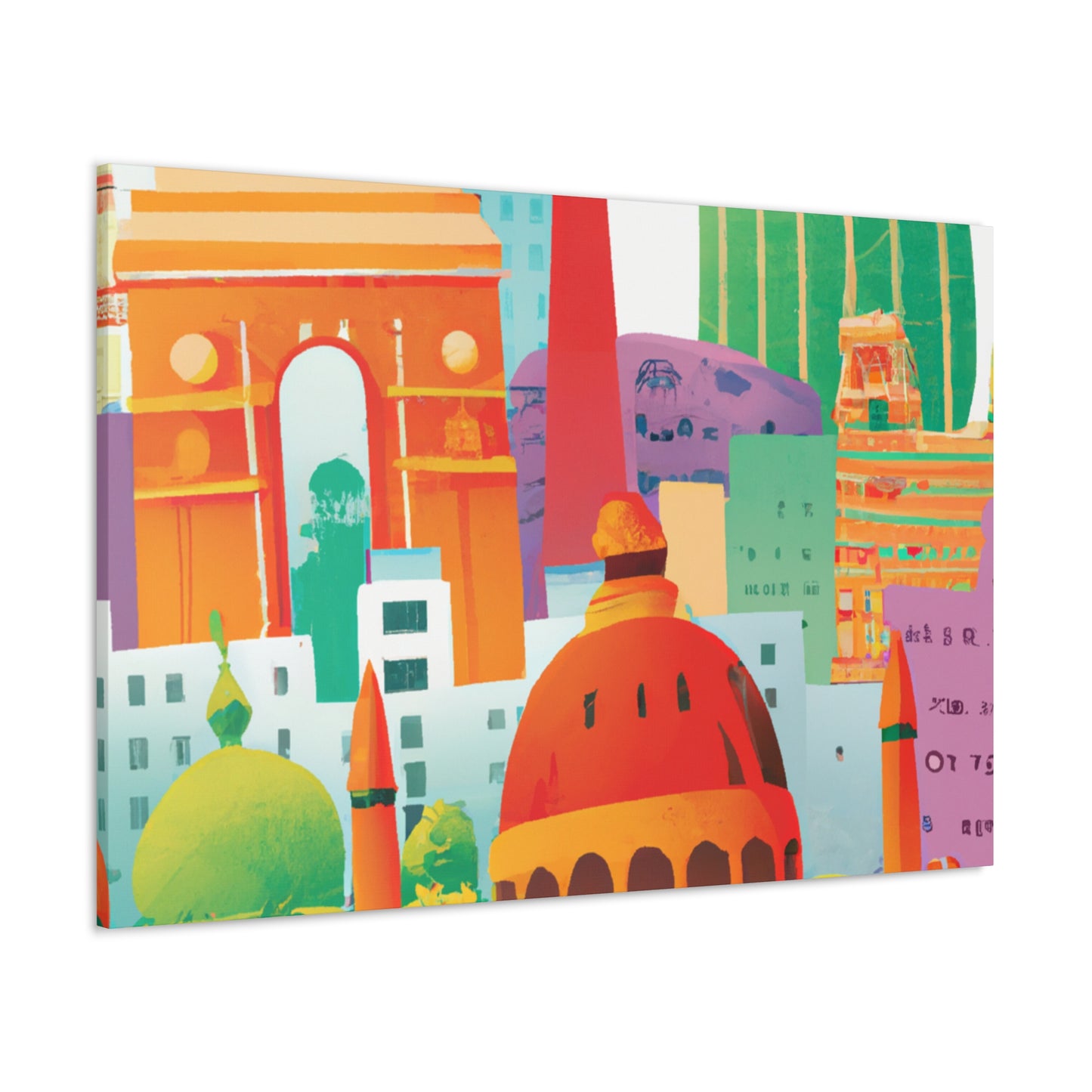 Taj Mahal - Destination India - Canvas