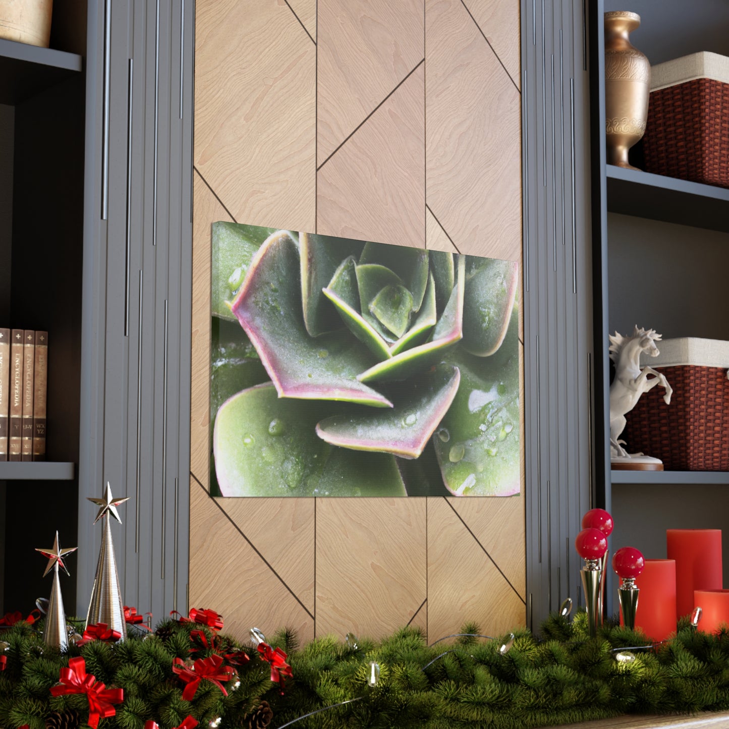 "Garden of Plenty." - Canvas - Succulent