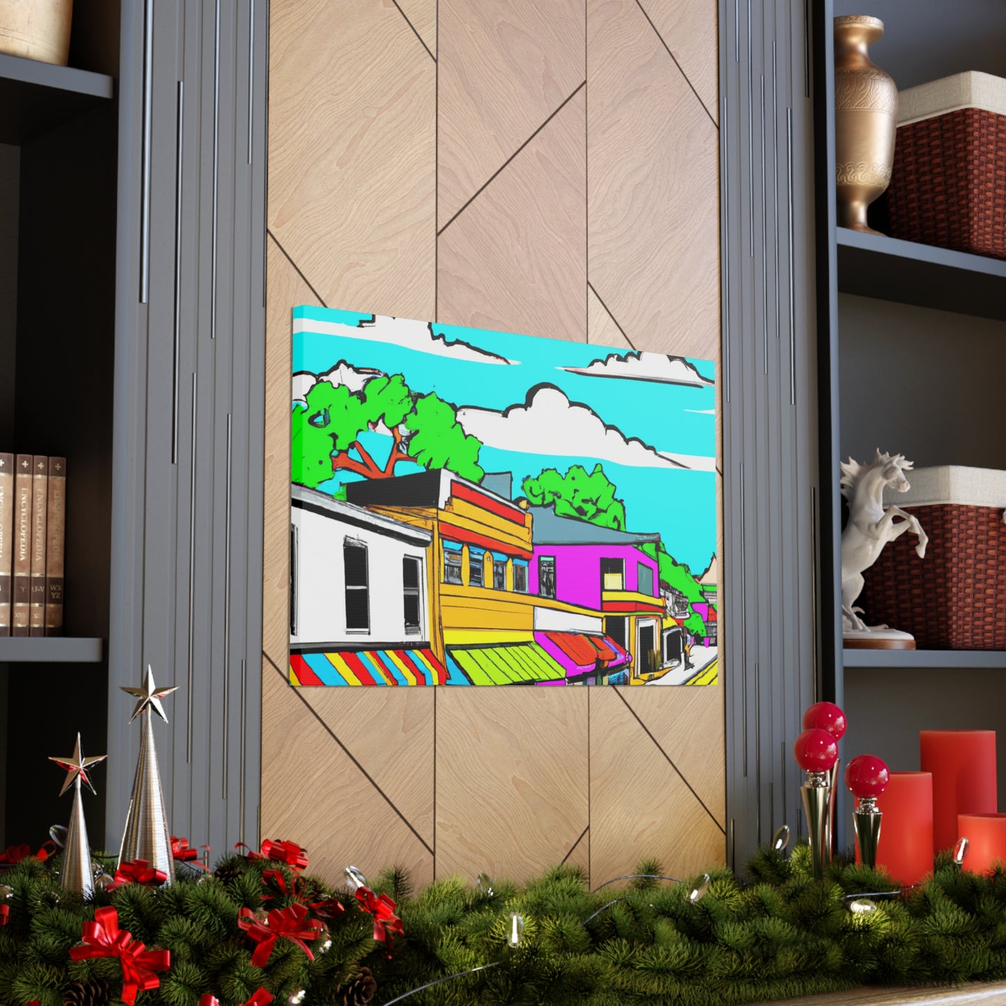 Specialville Avenue - Architectural Canvas Pop Art