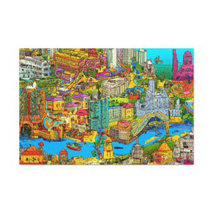 Glorious Getaway - Destination India - Canvas