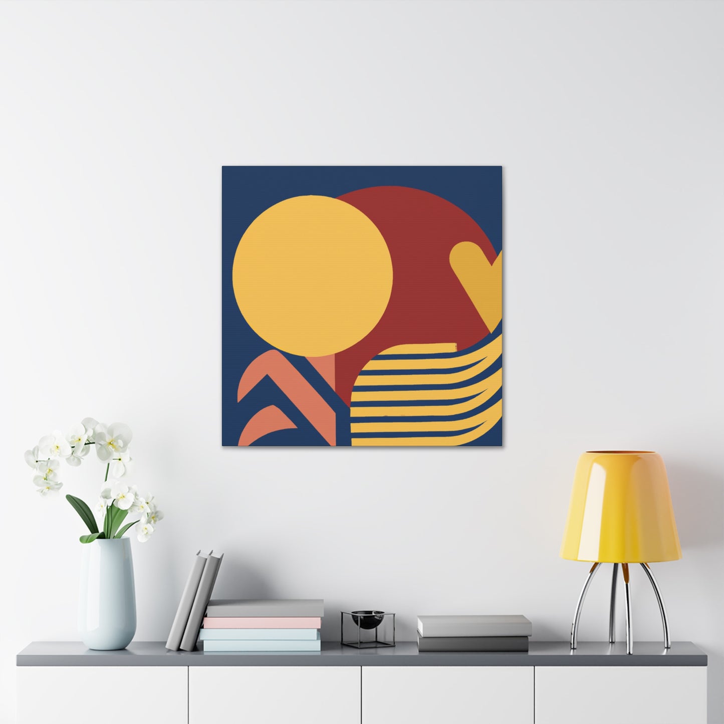 Fusion Fantasy- Midcentury - Canvas