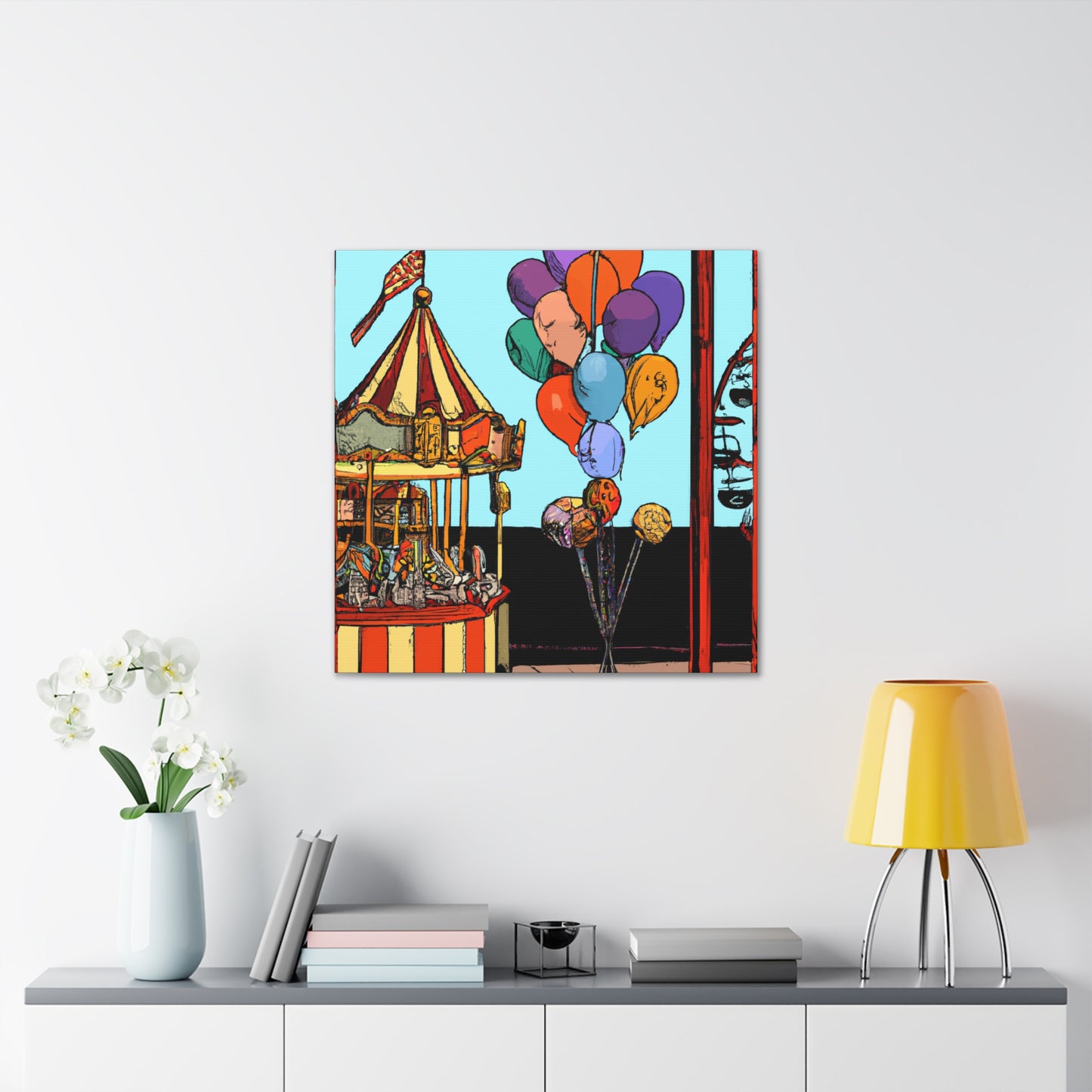 Snicker-Splash Amusement - Canvas