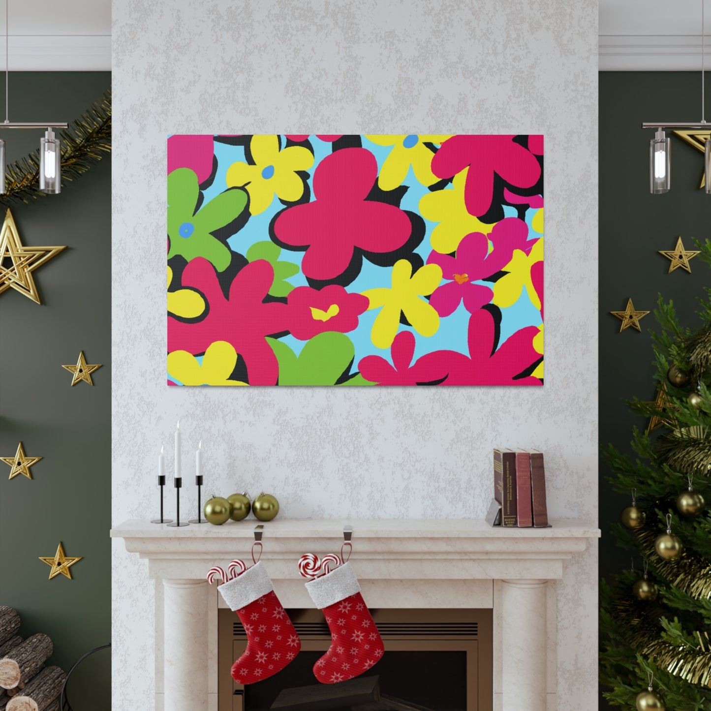Flower Fields of Fortune - Floral Canvas