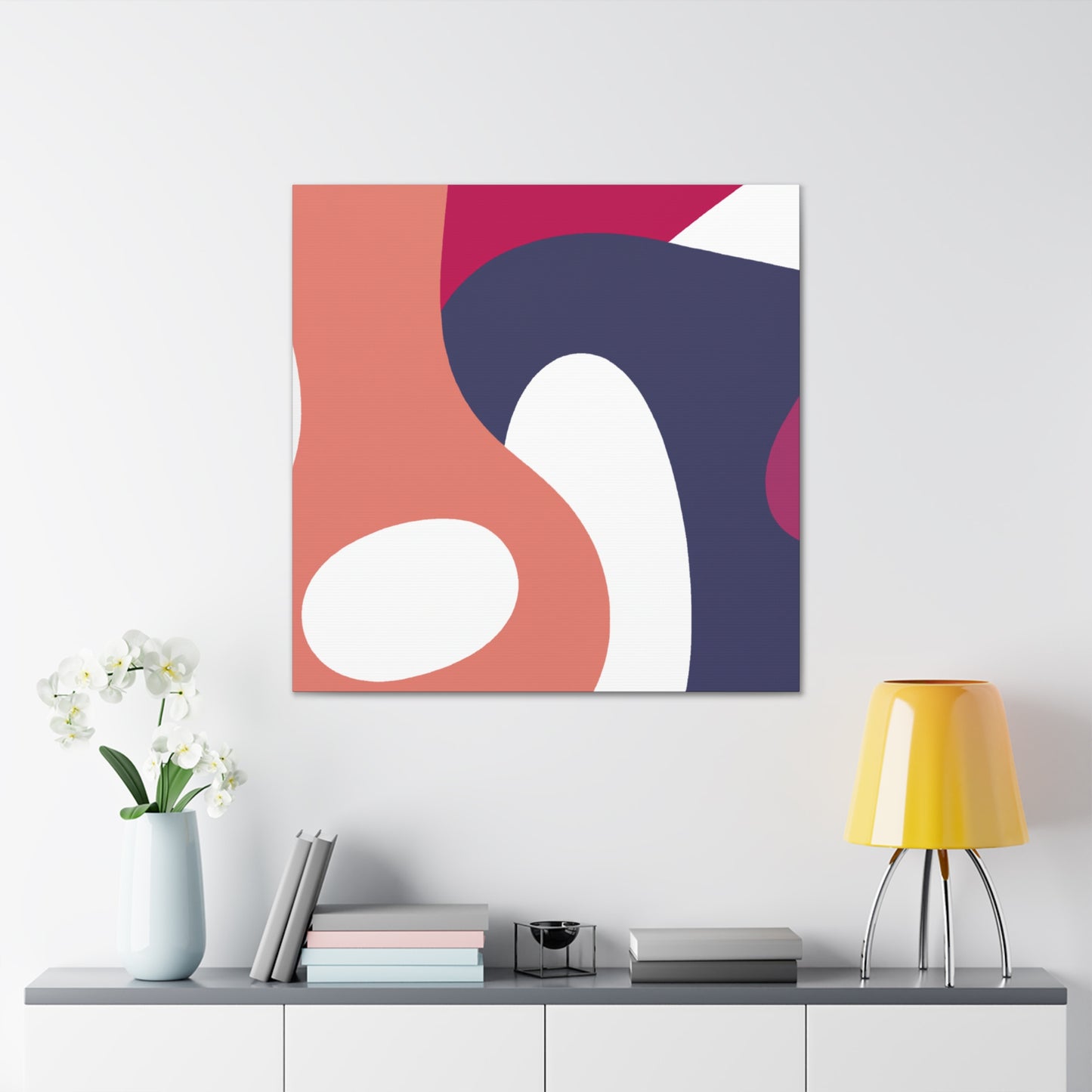 "Elegant Balance - Midcentury" - Canvas