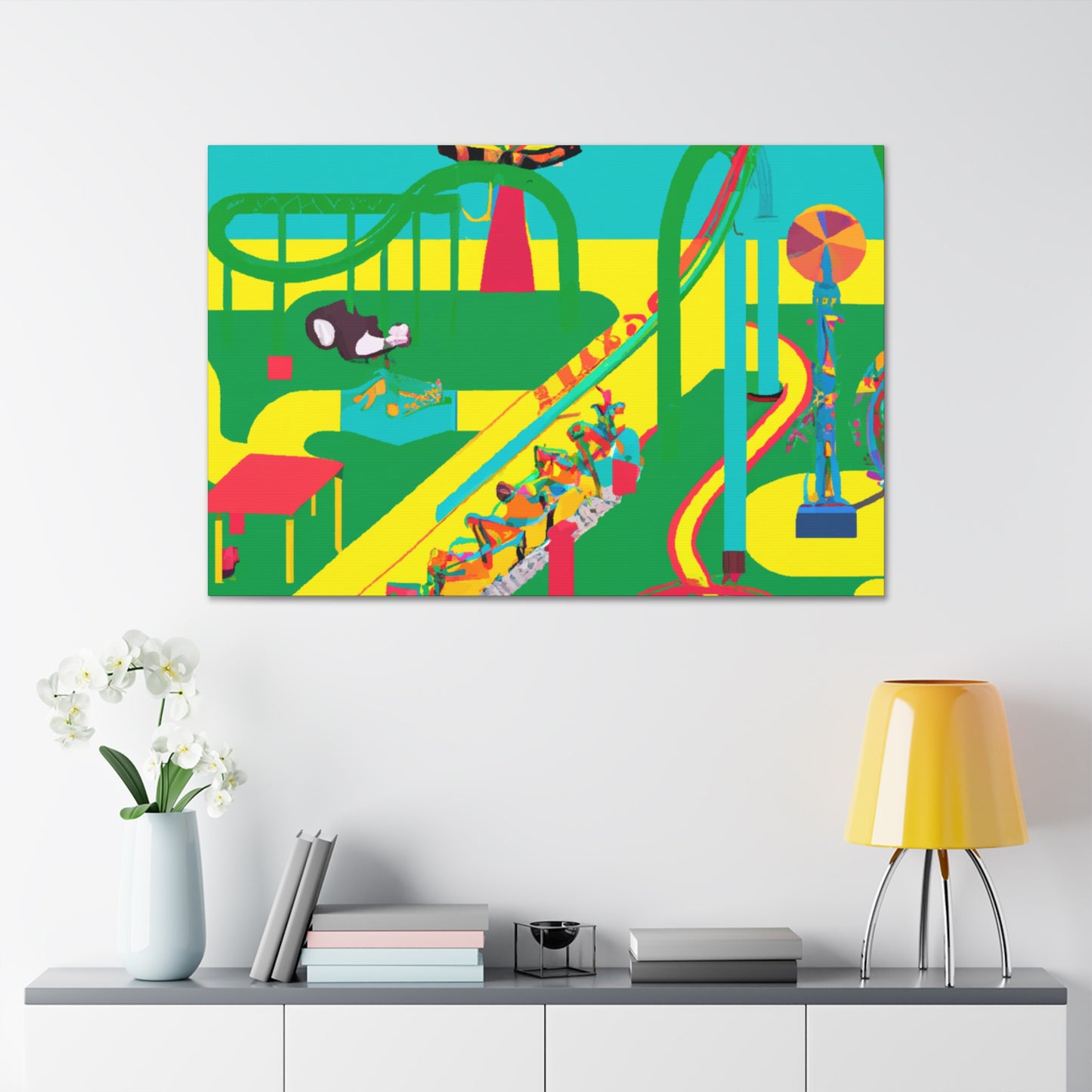 Cotton Candy Kingdom - Amusement - Canvas