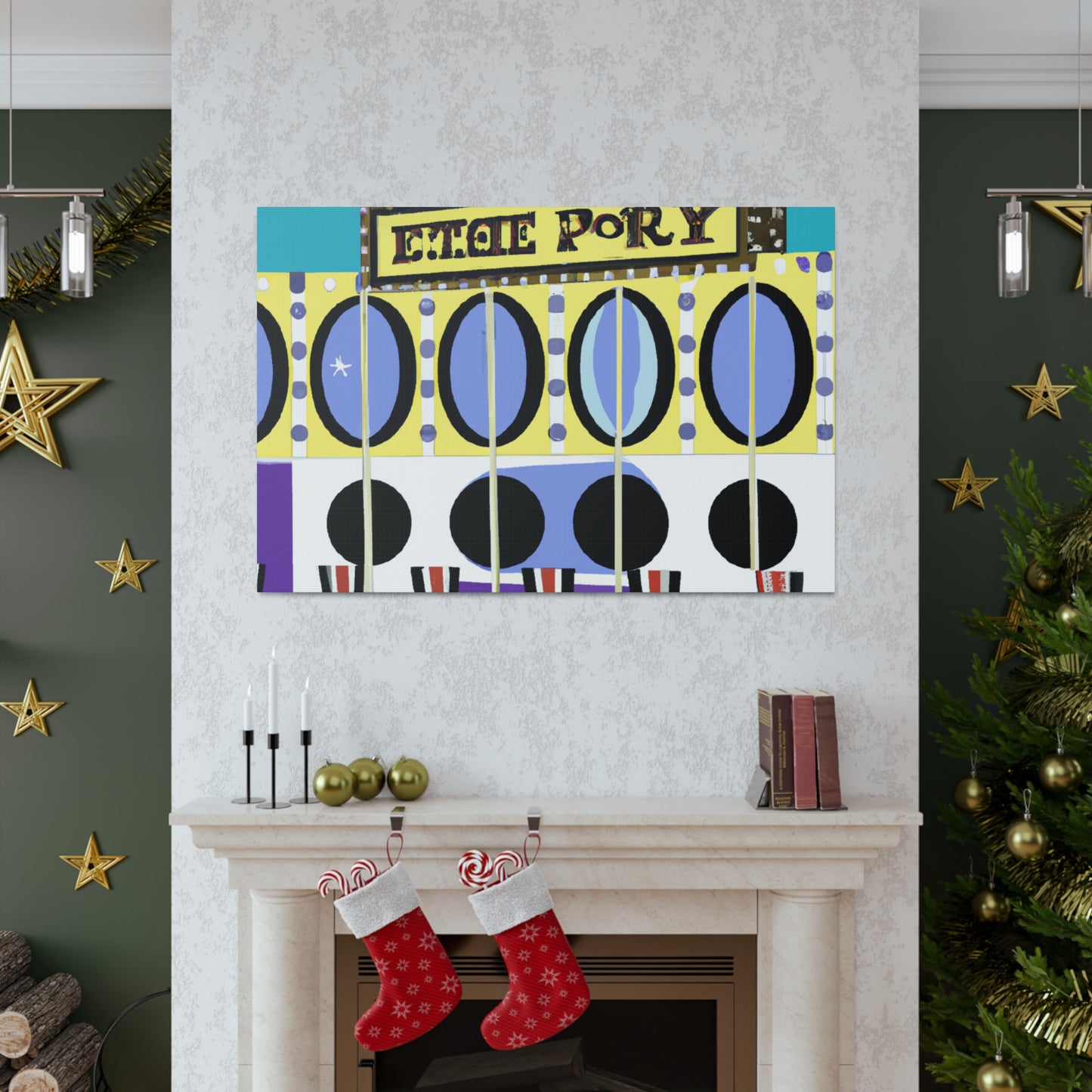 Kwik-Peep Mirror Shop. - Canvas - Pop Art