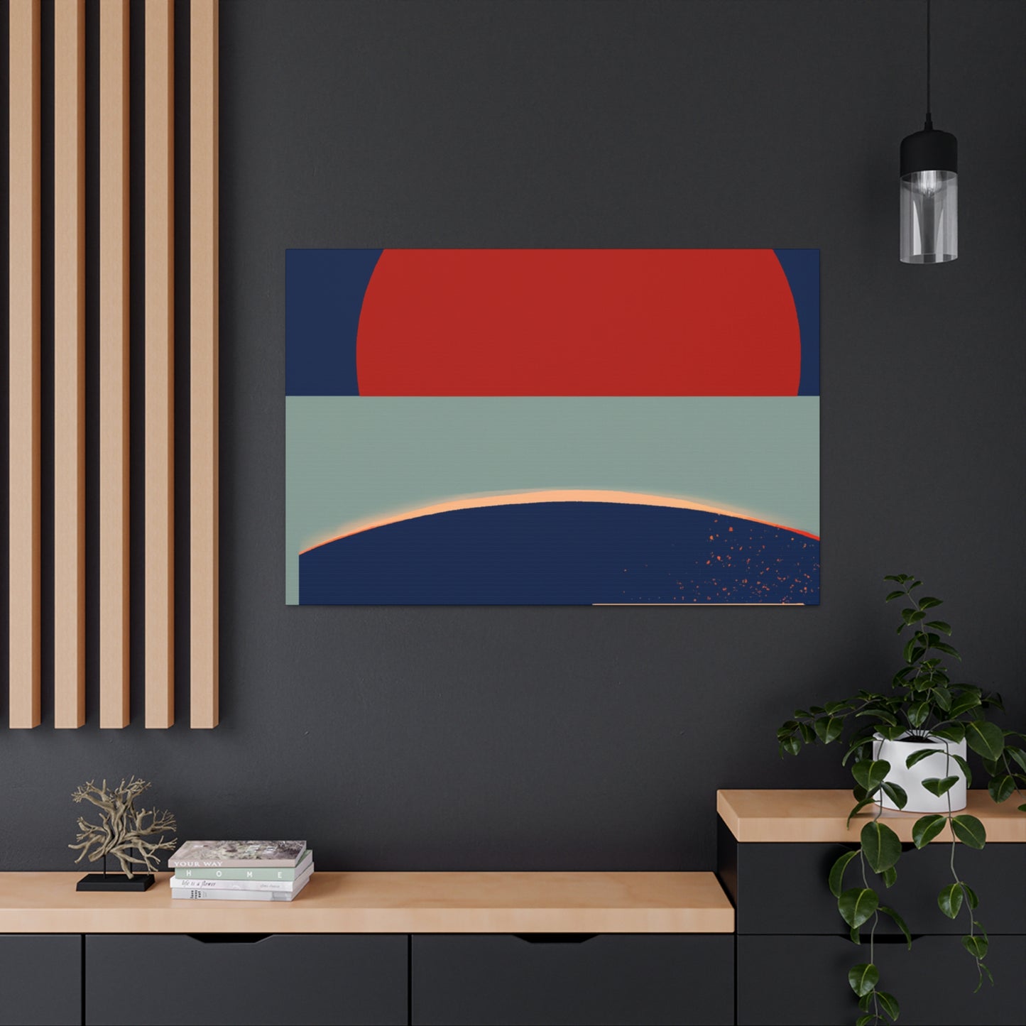 The Bridge - Midcentury Canvas