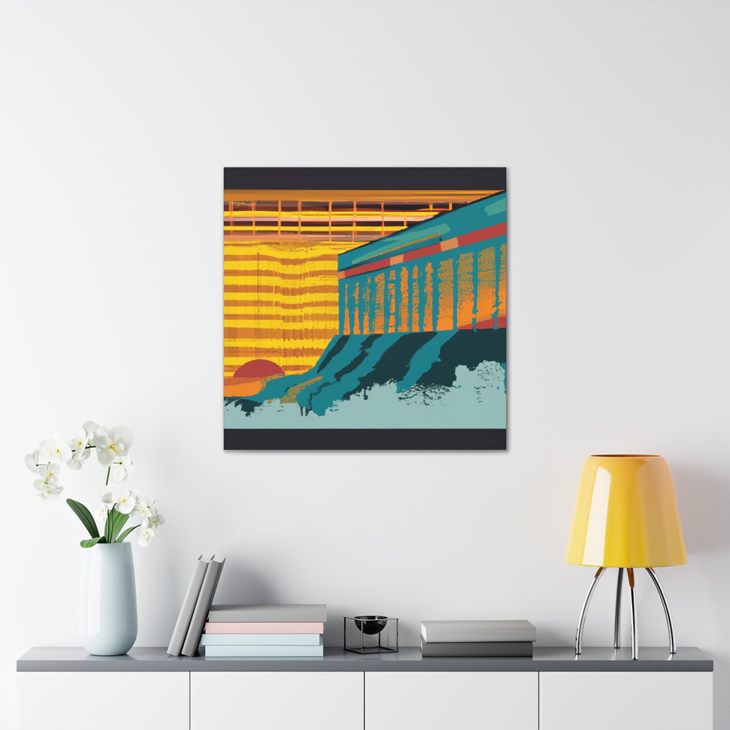 Furfin Flying Fox - Midcentury Canvas