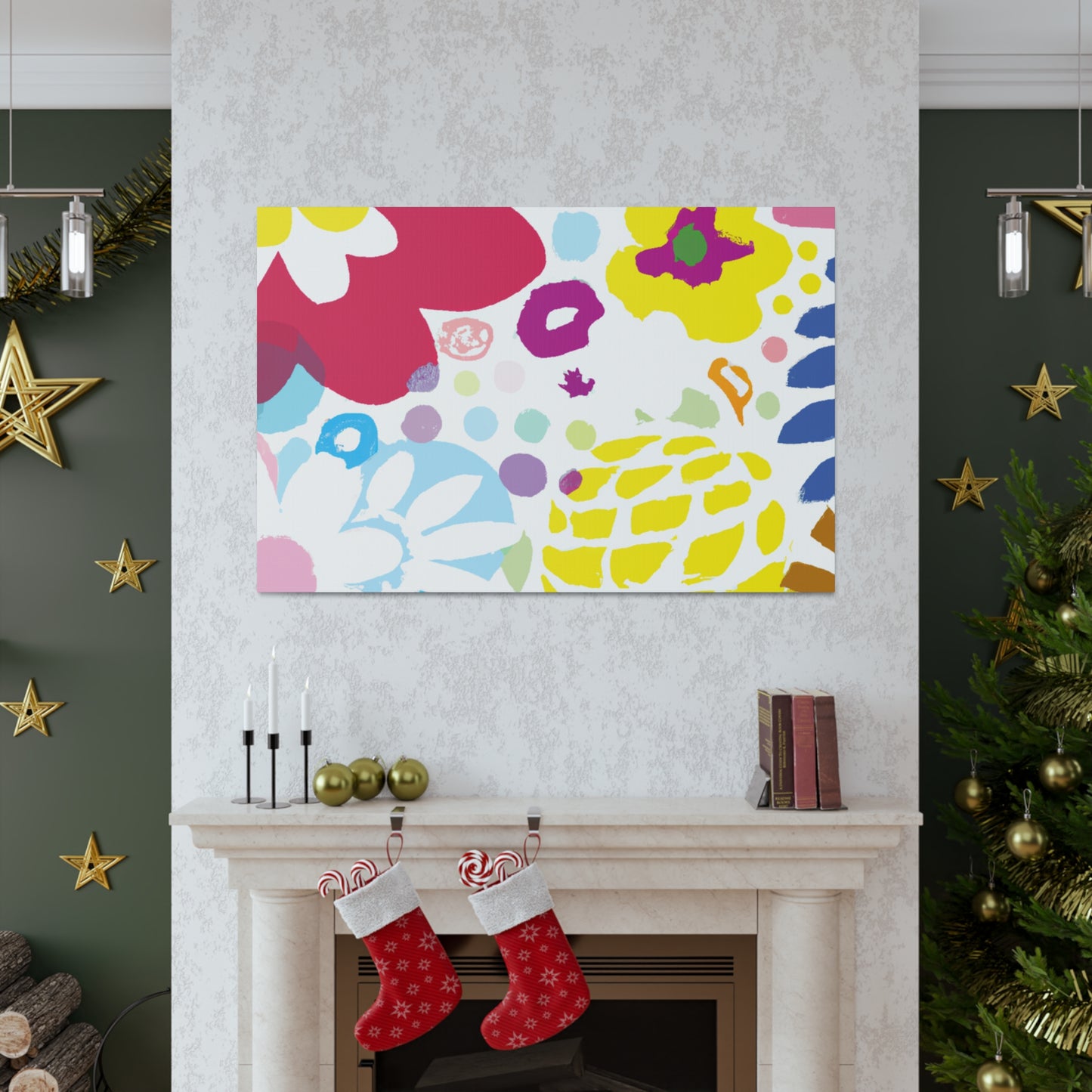 "The Blooming Garden of Glory" - Floral Canvas