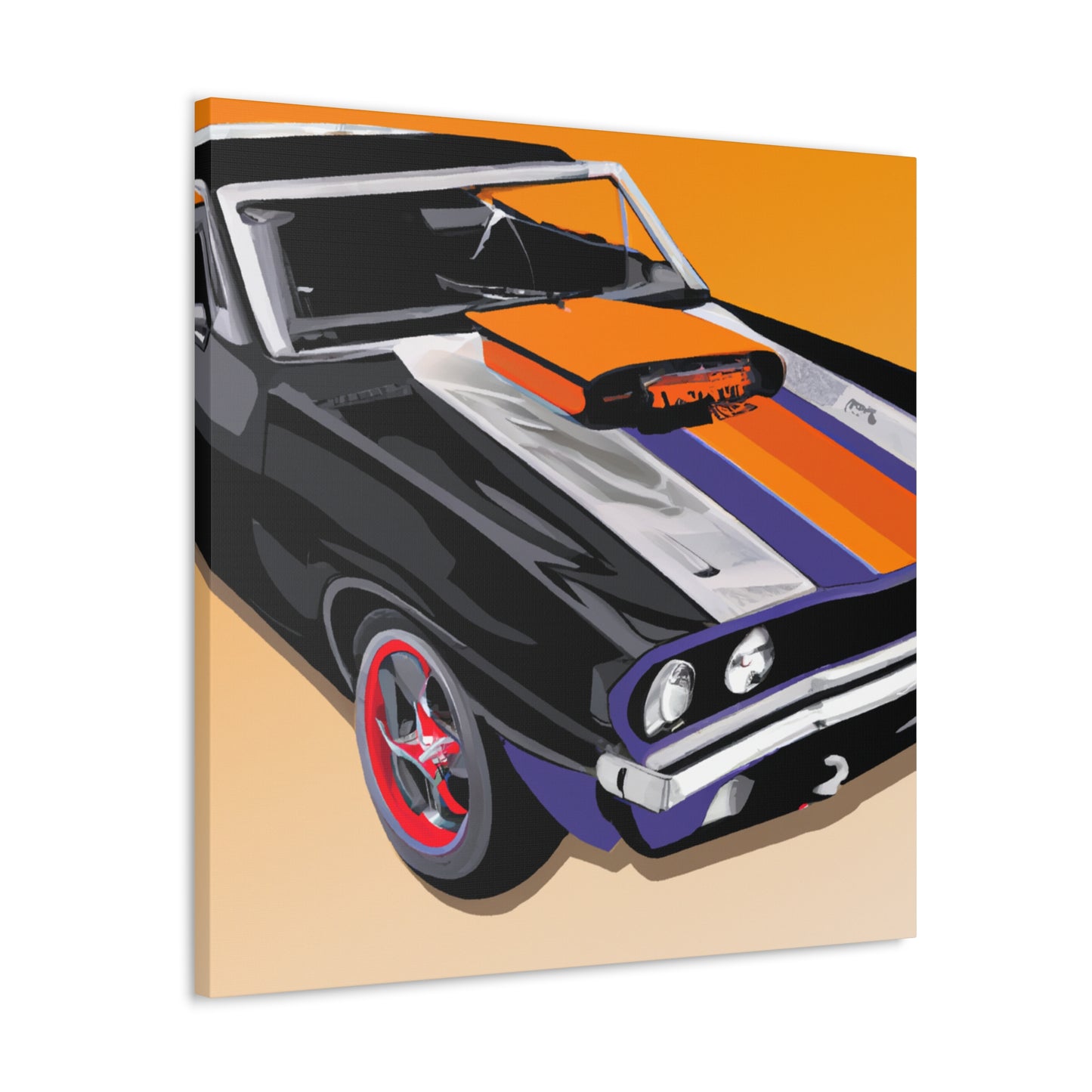 King Rod - Automobile - Canvas