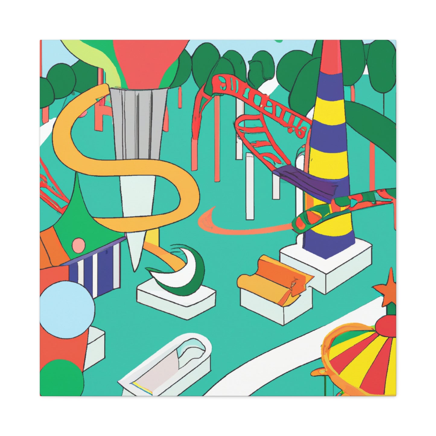 Wonderverse - Amusement - Canvas