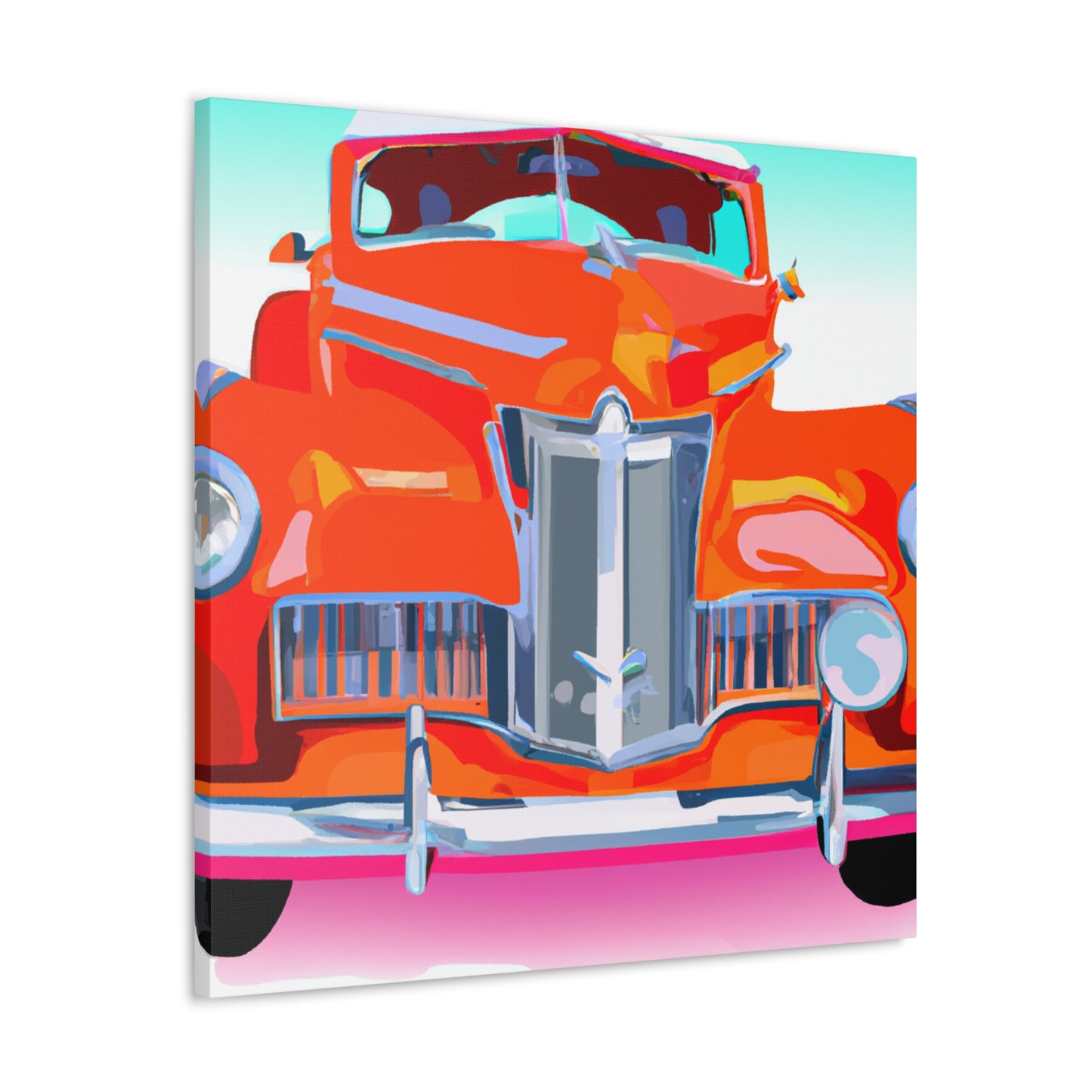 Ford Model T - Automobile - Canvas