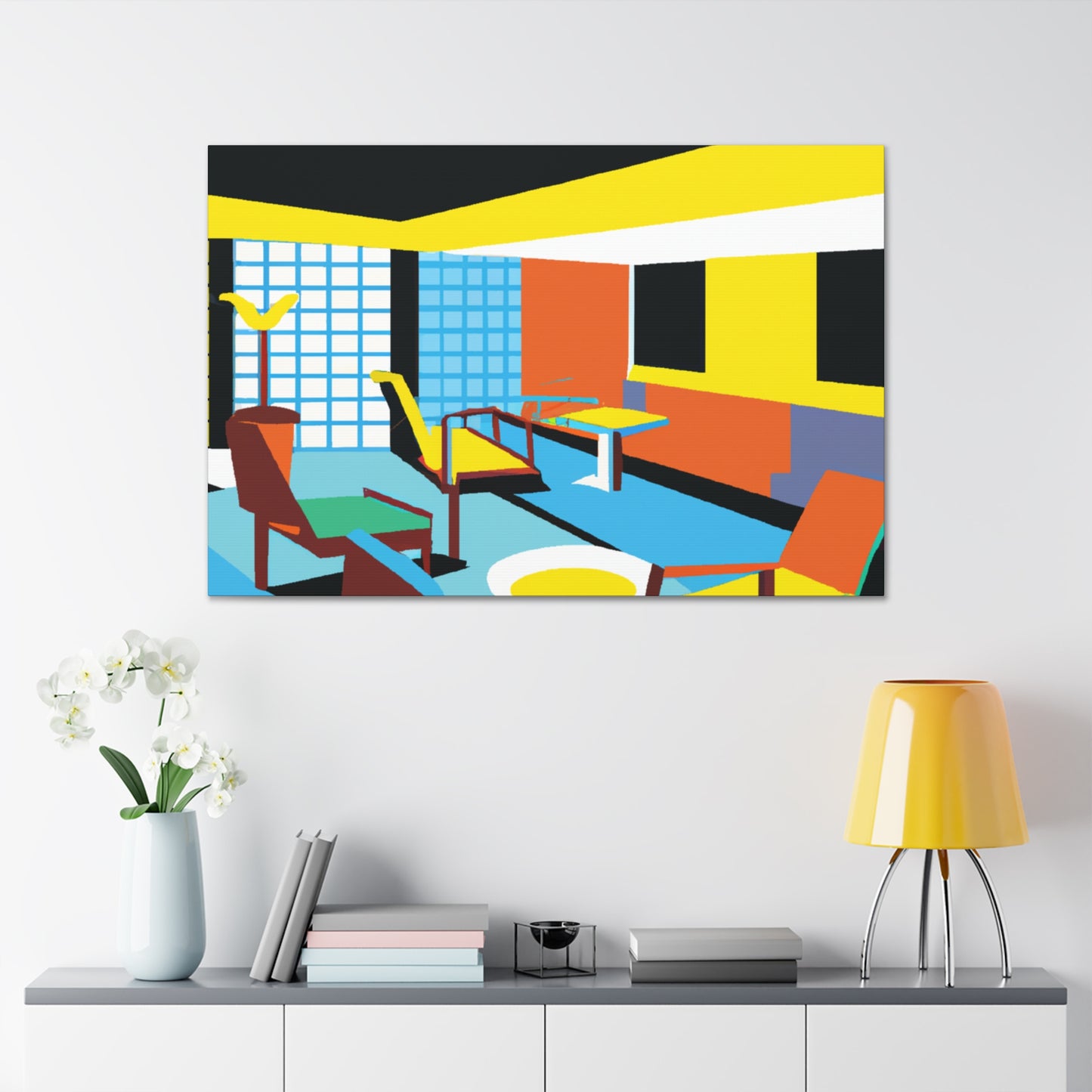 Zen Journey - Midcentury - Canvas
