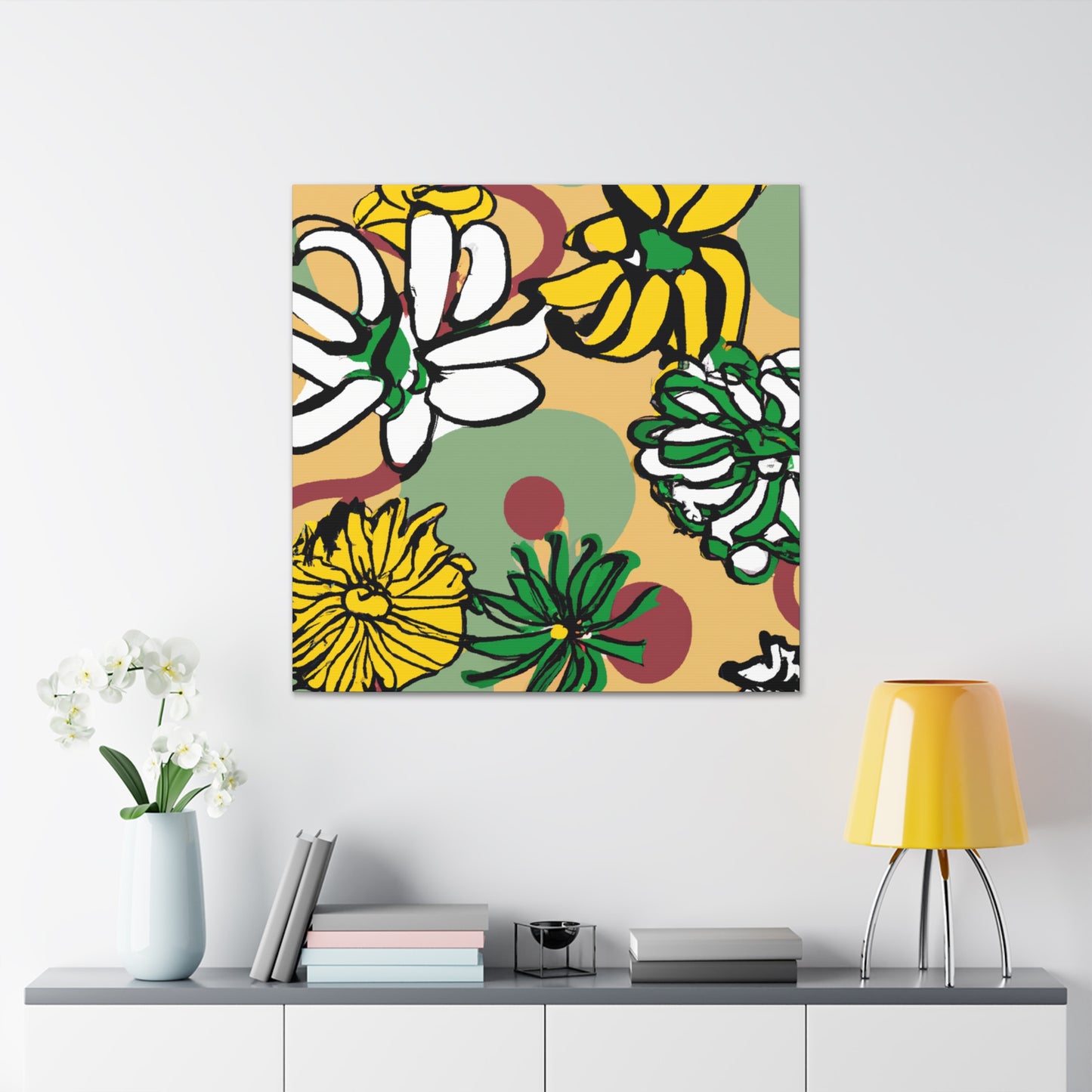 Primrose - Floral - Canvas
