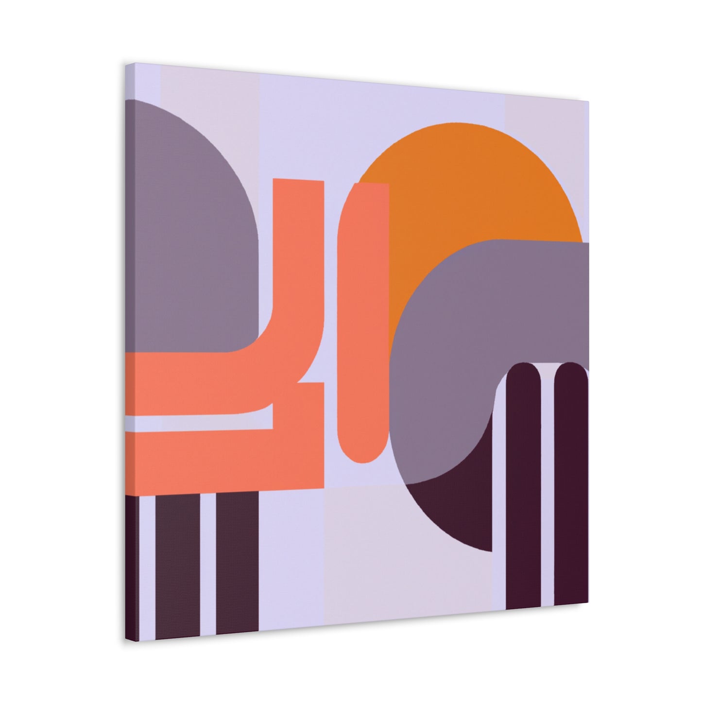 Modernist Pyramid- Midcentury - Canvas