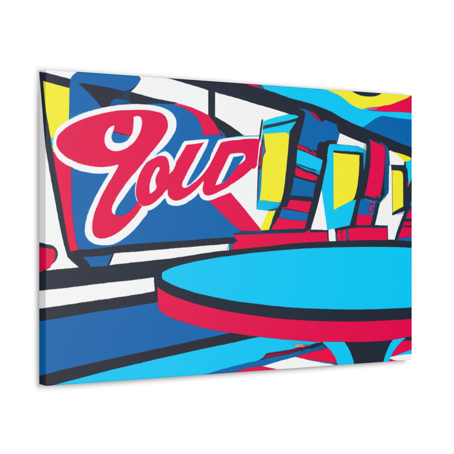 'The Juke Box Diner' - Canvas - Pop Art