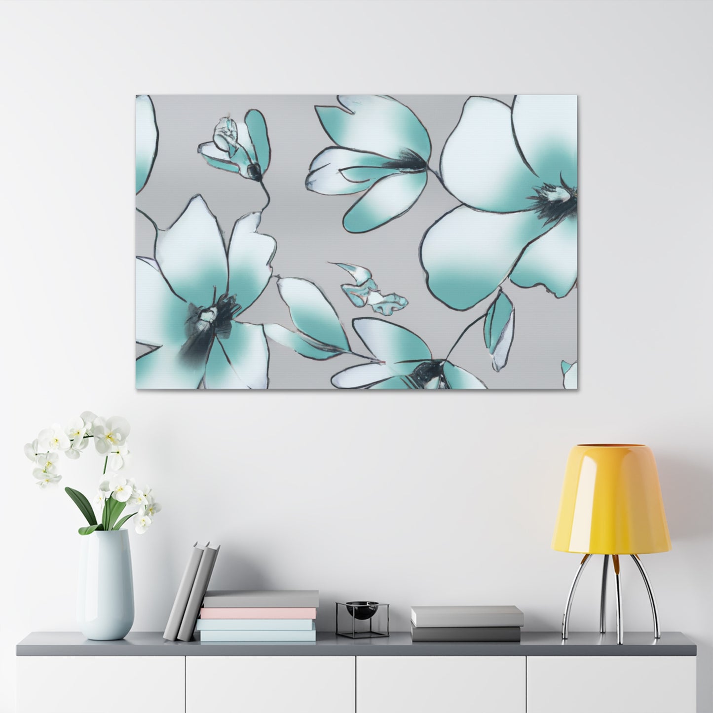 Blushburst - Floral - Canvas