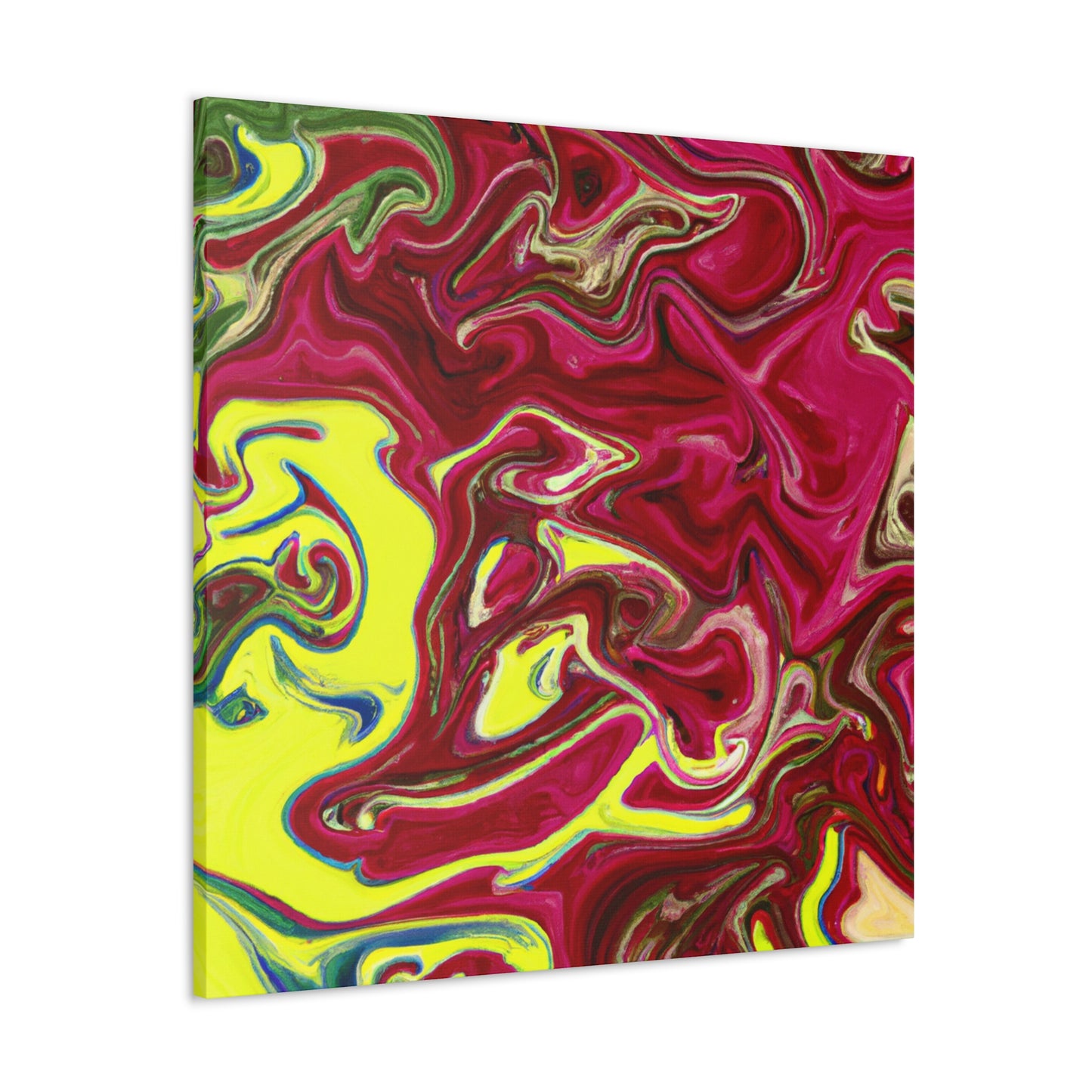 Luminous Aqua - Abstract - Canvas