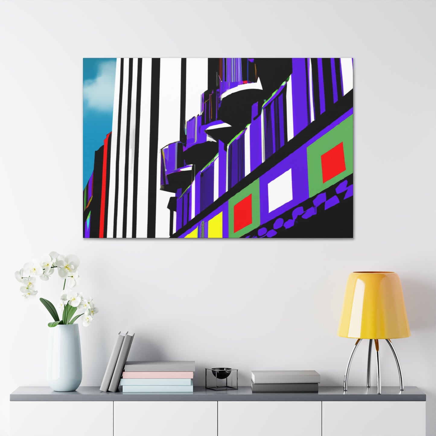 Lola's Fifties Follies. - Architectural Canvas Pop Art