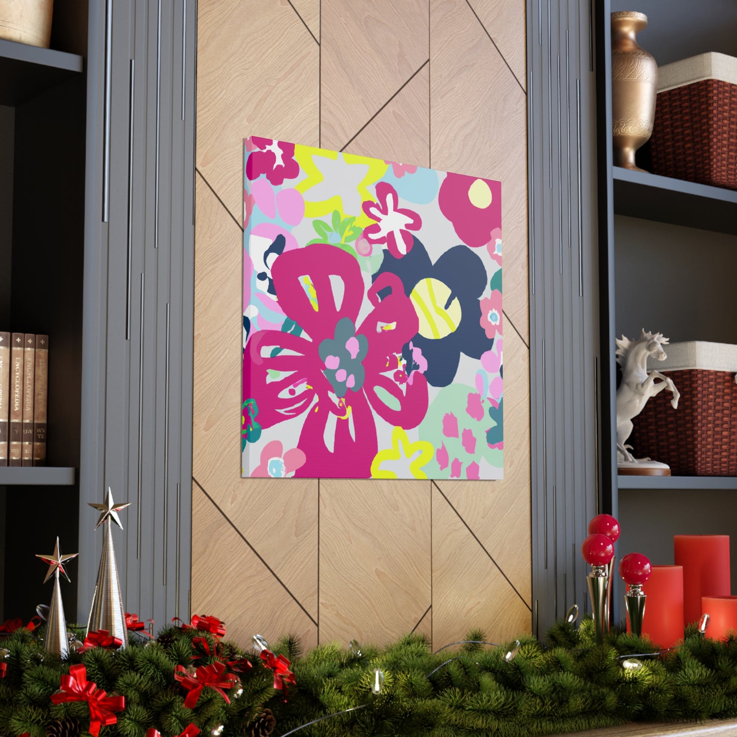 "Petals of Passage" - Floral Canvas