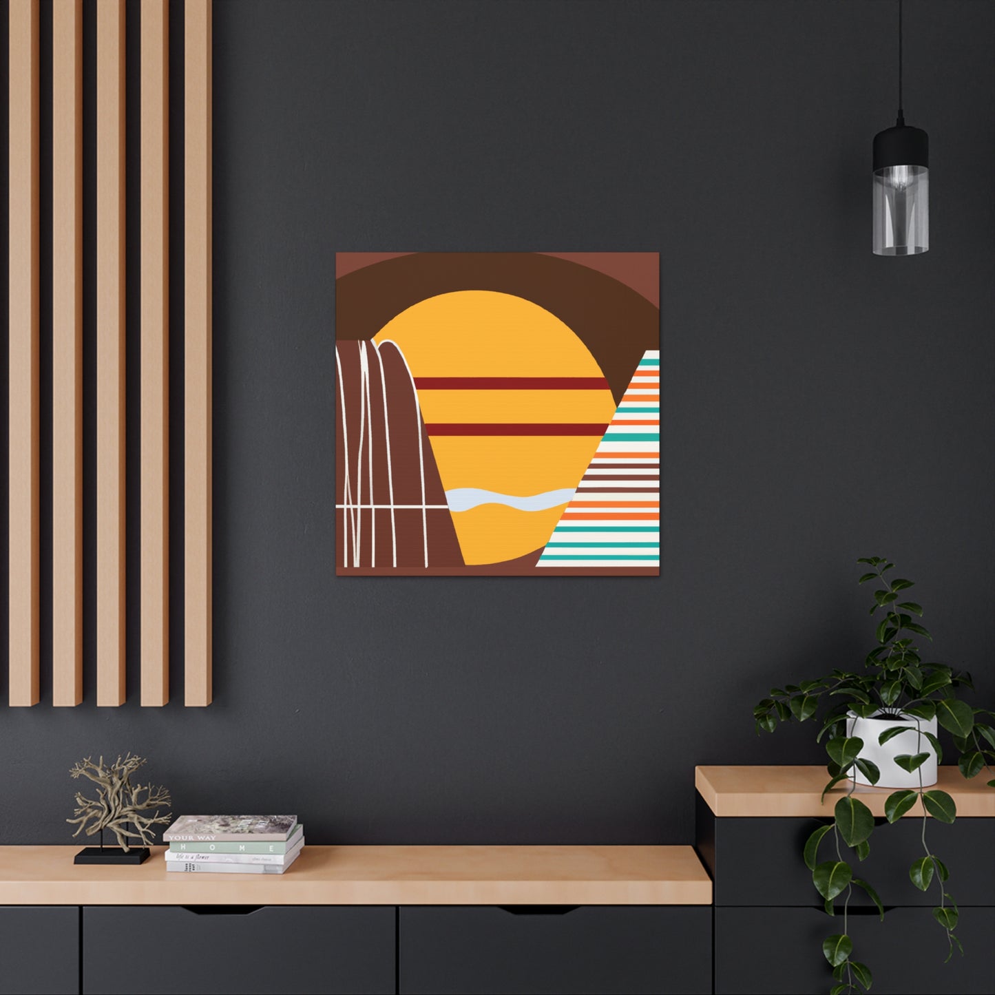Peru- Midcentury Canvas
