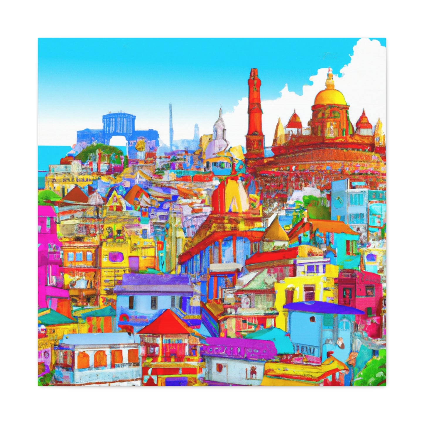 Tajmahal - Destination India - Canvas