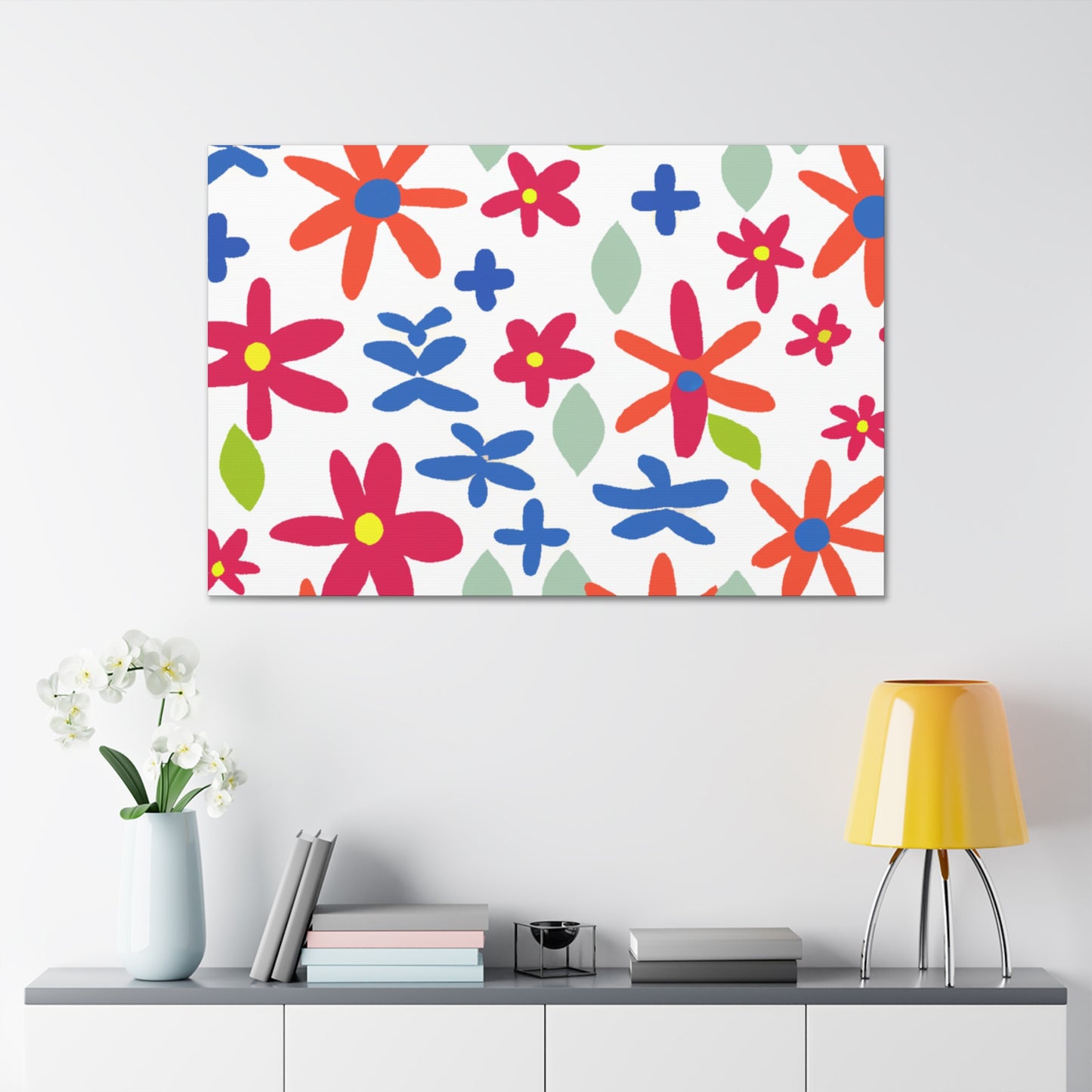 Blooming Joyfulness - Floral Canvas