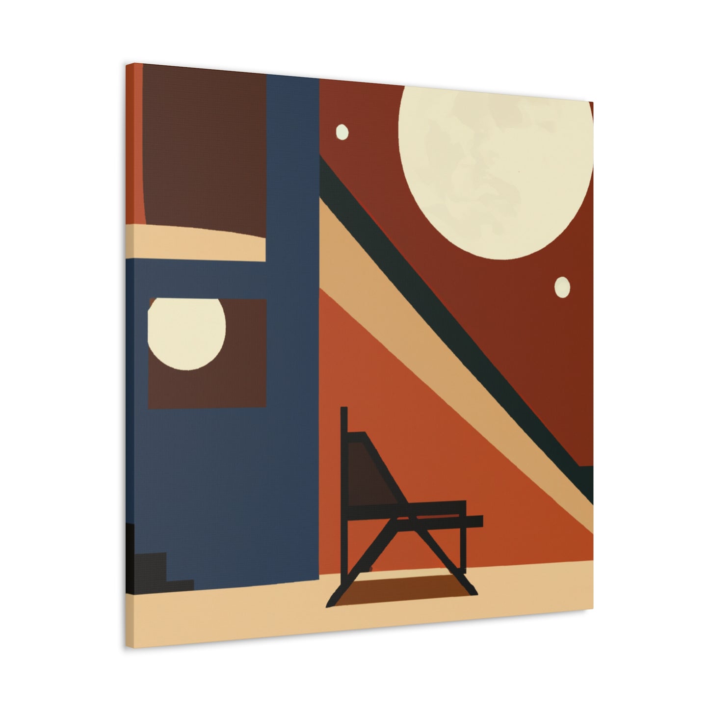 Atomic Wave - Midcentury - Canvas