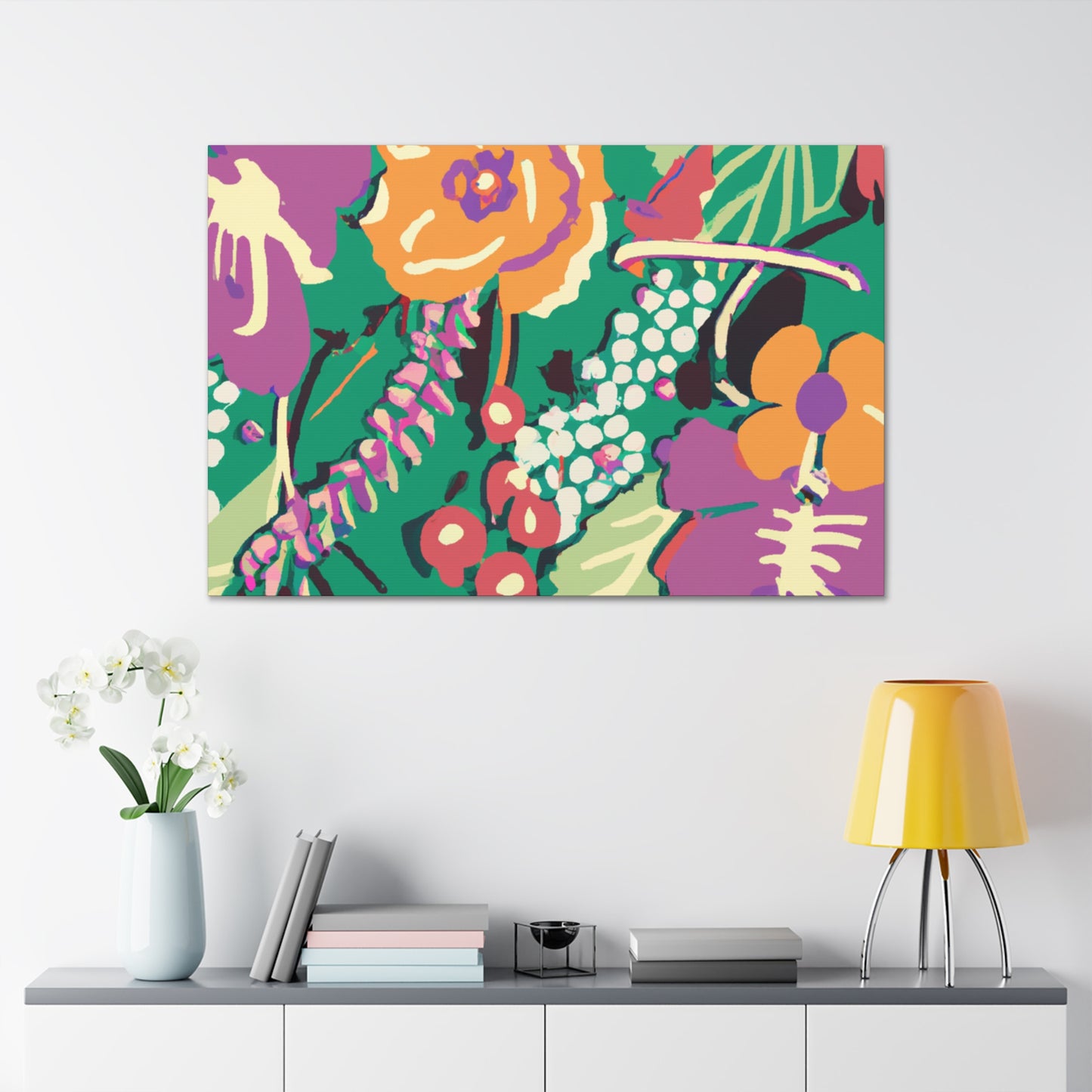 Blooming Breeze - Floral - Canvas