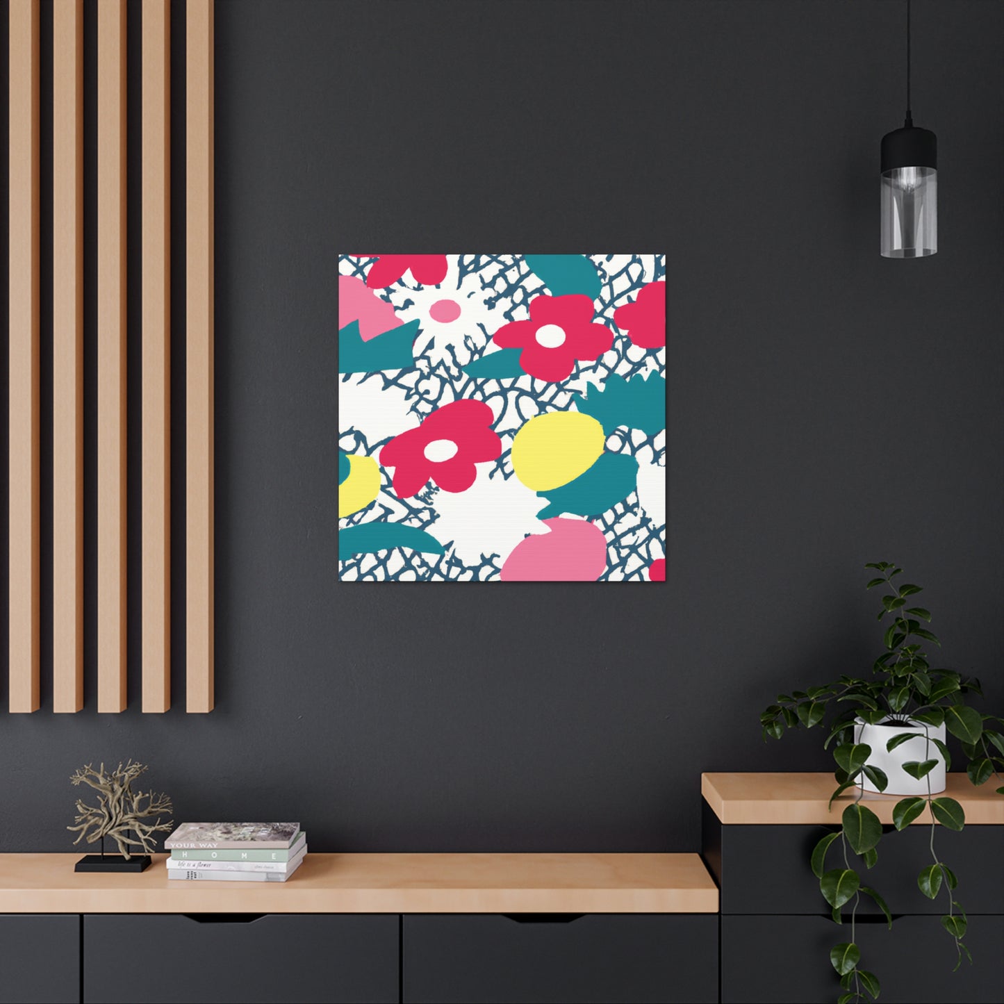 Petalfall - Floral Canvas