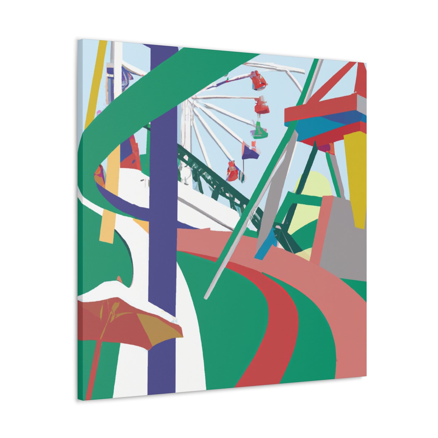 Magical Carousel - Amusement - Canvas