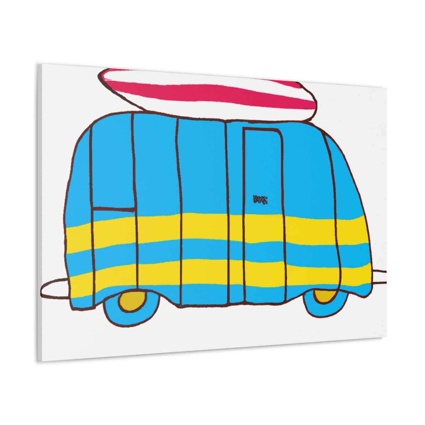 Minimal Surfmobile - Minimalism - Canvas