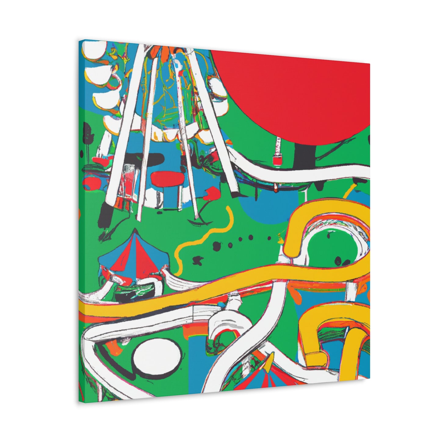 Frosty Frolics - Amusement - Canvas