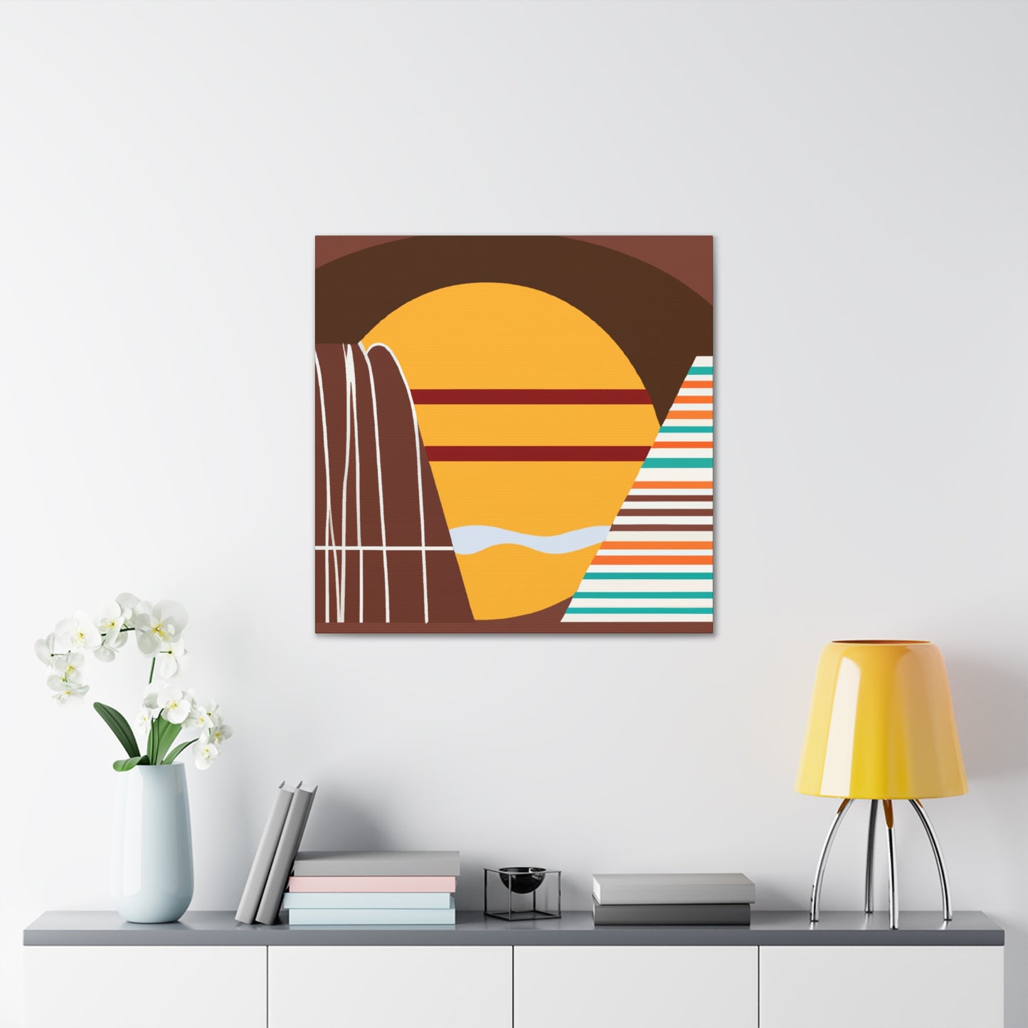 Peru- Midcentury Canvas