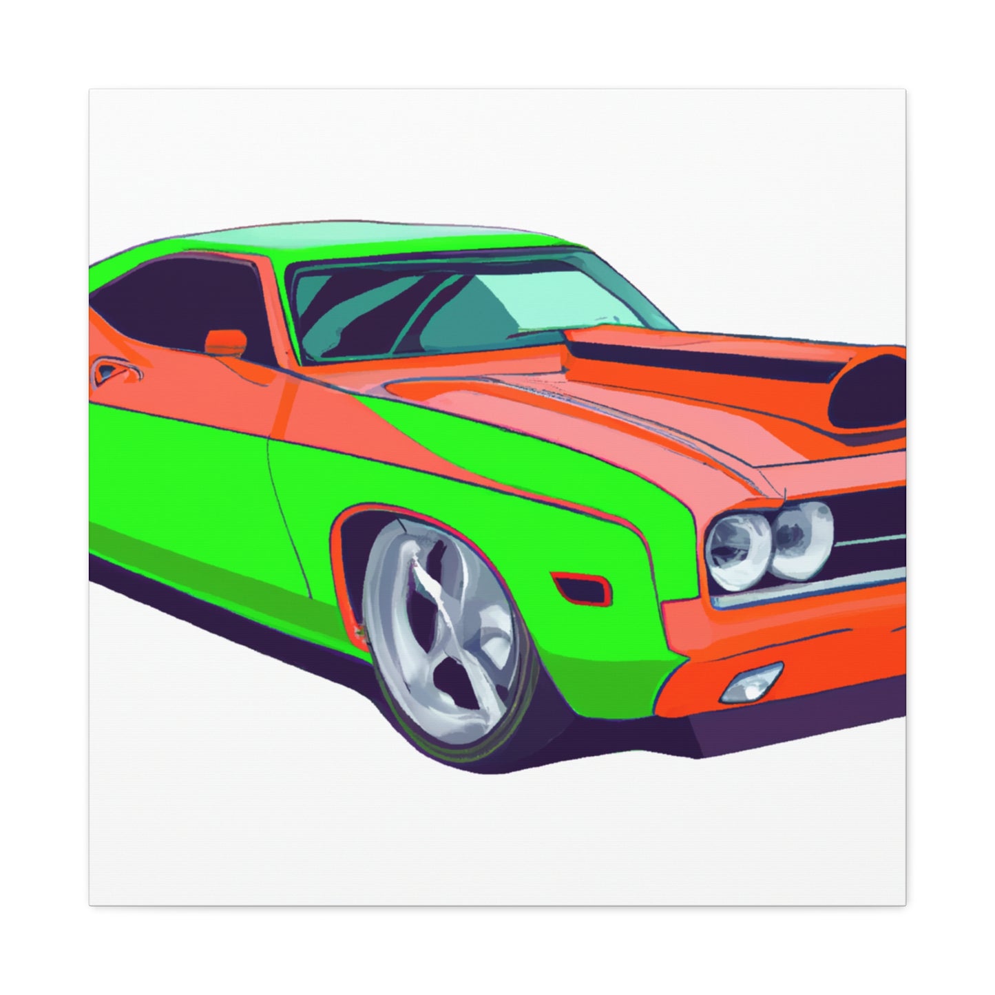 The Road Devil - Automobile - Canvas
