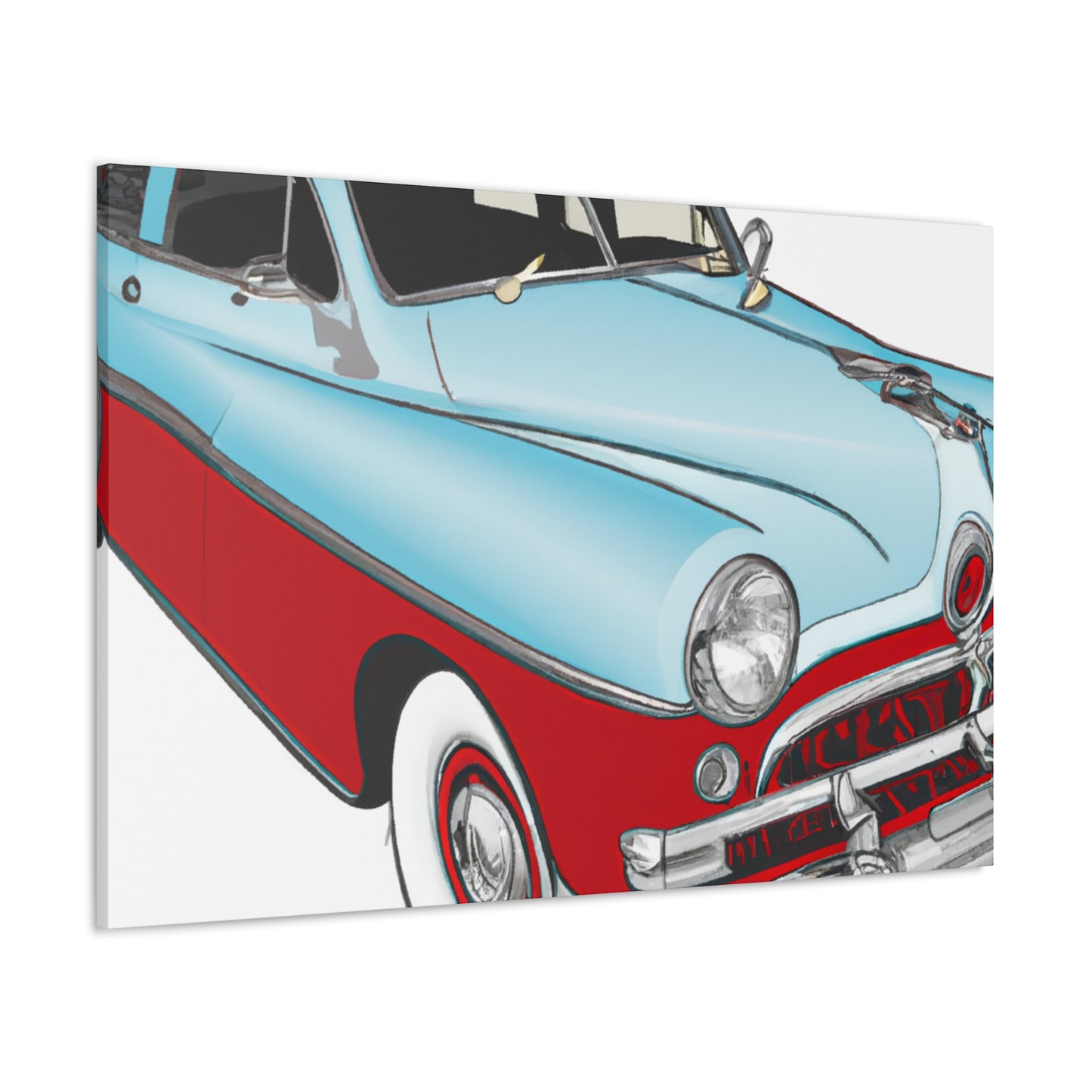 Ford Model T - Automobile - Canvas