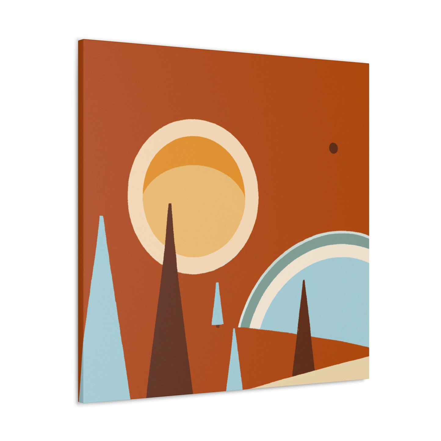 Peaceful Momento - Midcentury - Canvas