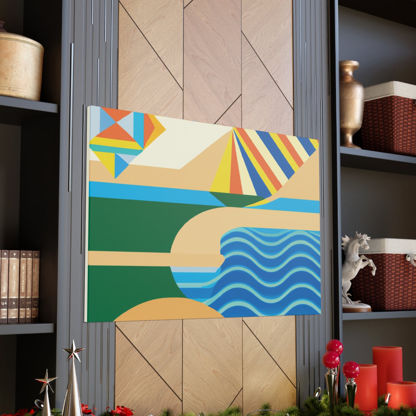 Waterpark - Midcentury Canvas