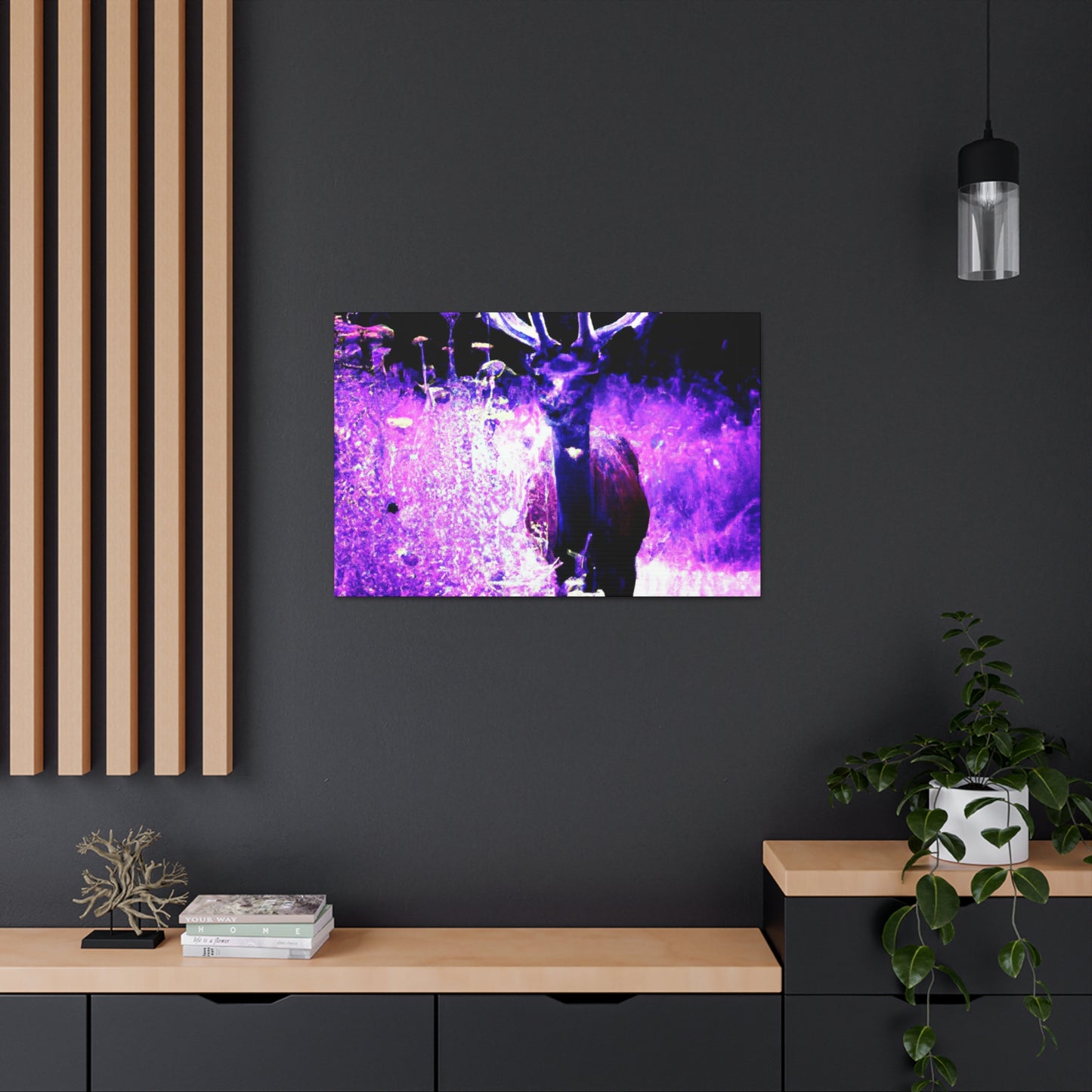 Purple Rudolph- Canvas - Wildlife