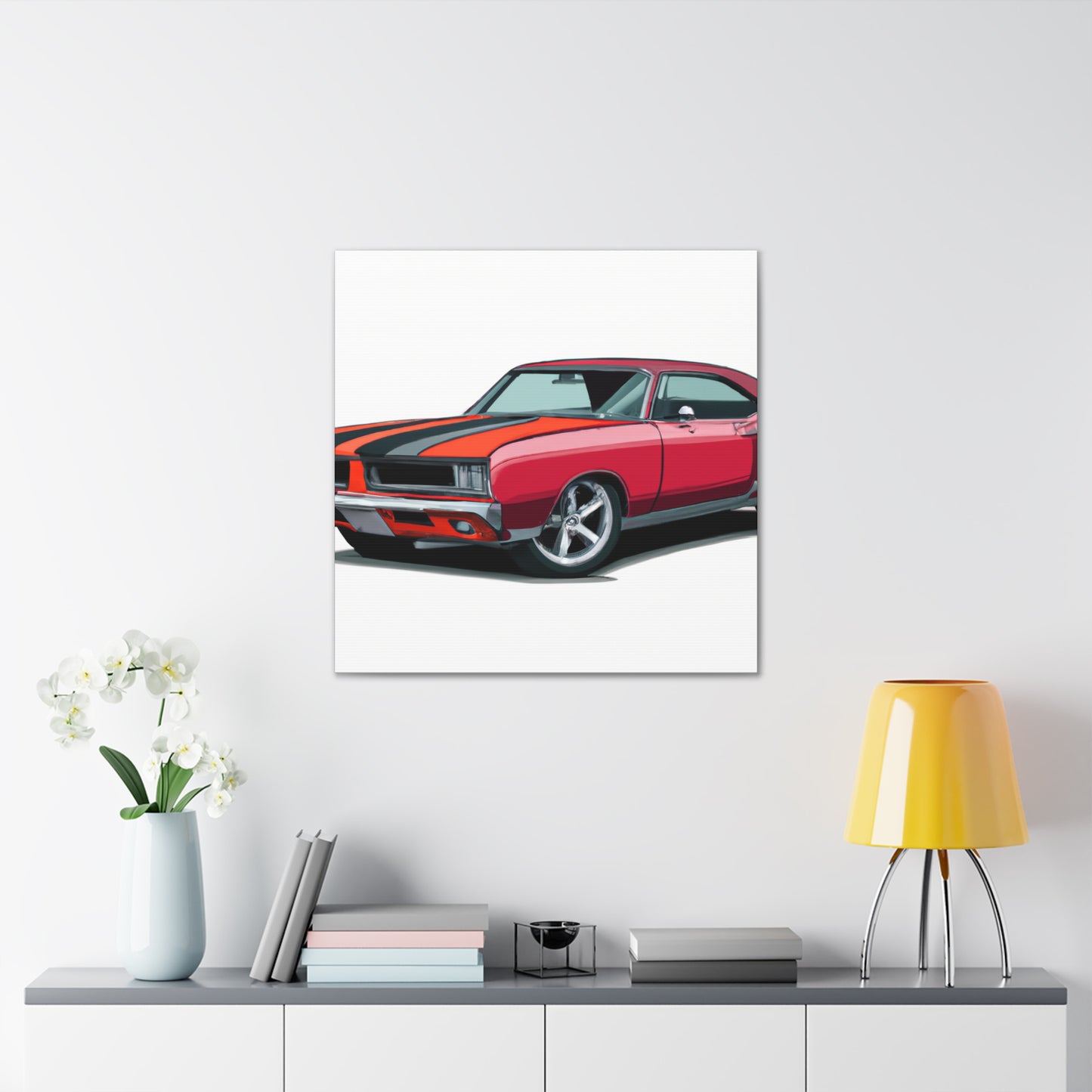 Hot Rod Havoc - Automobile - Canvas