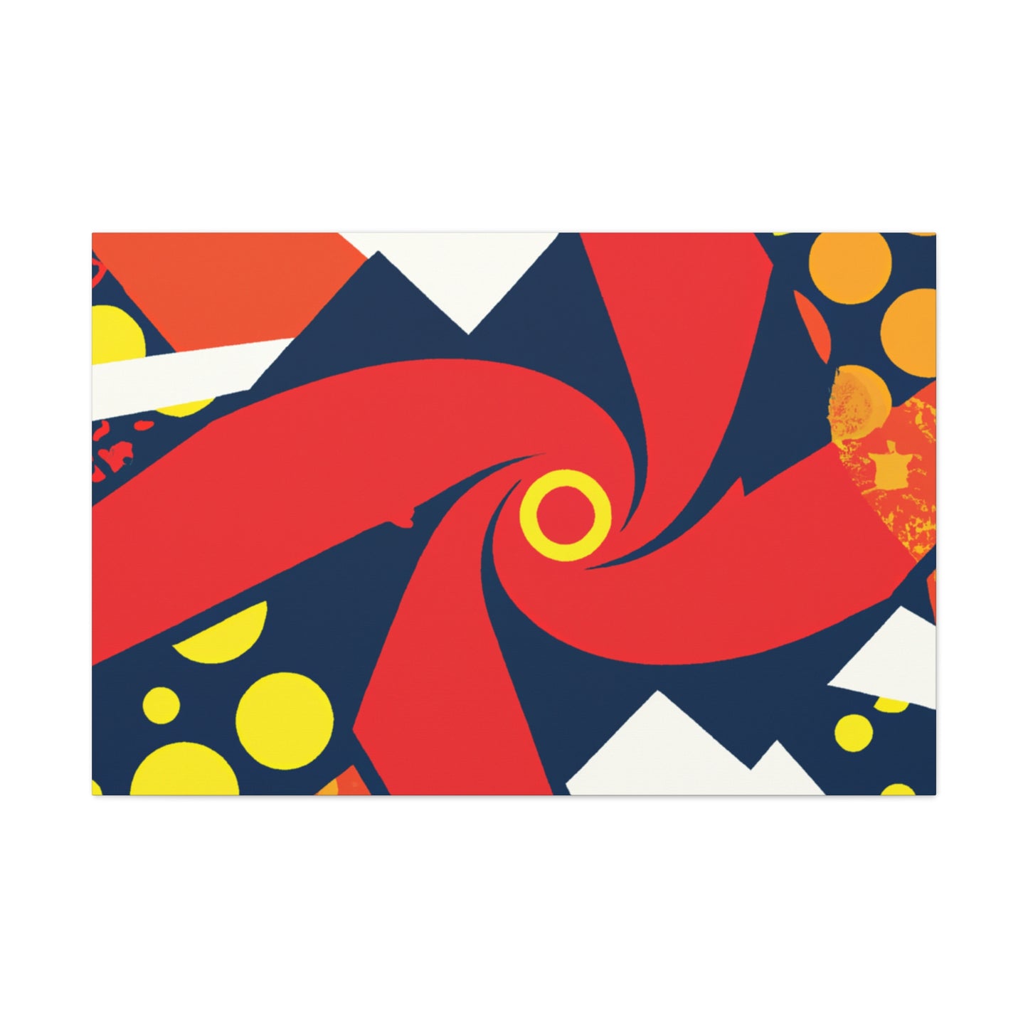 "Asteroid Bloom - Midcentury" - Canvas
