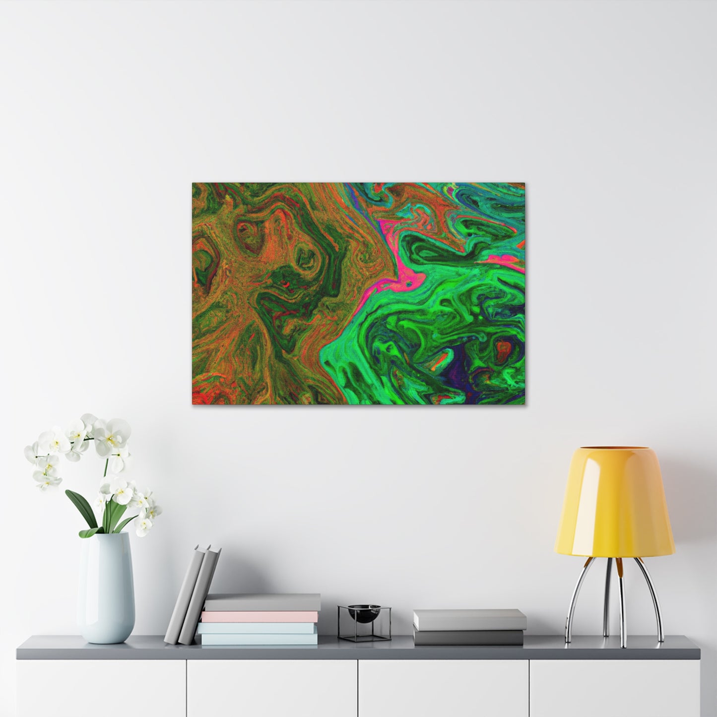 Green Mean - Canvas - Abstract