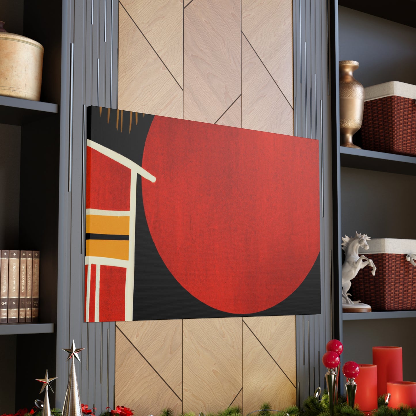 Sandyblaze Moon - Midcentury Canvas
