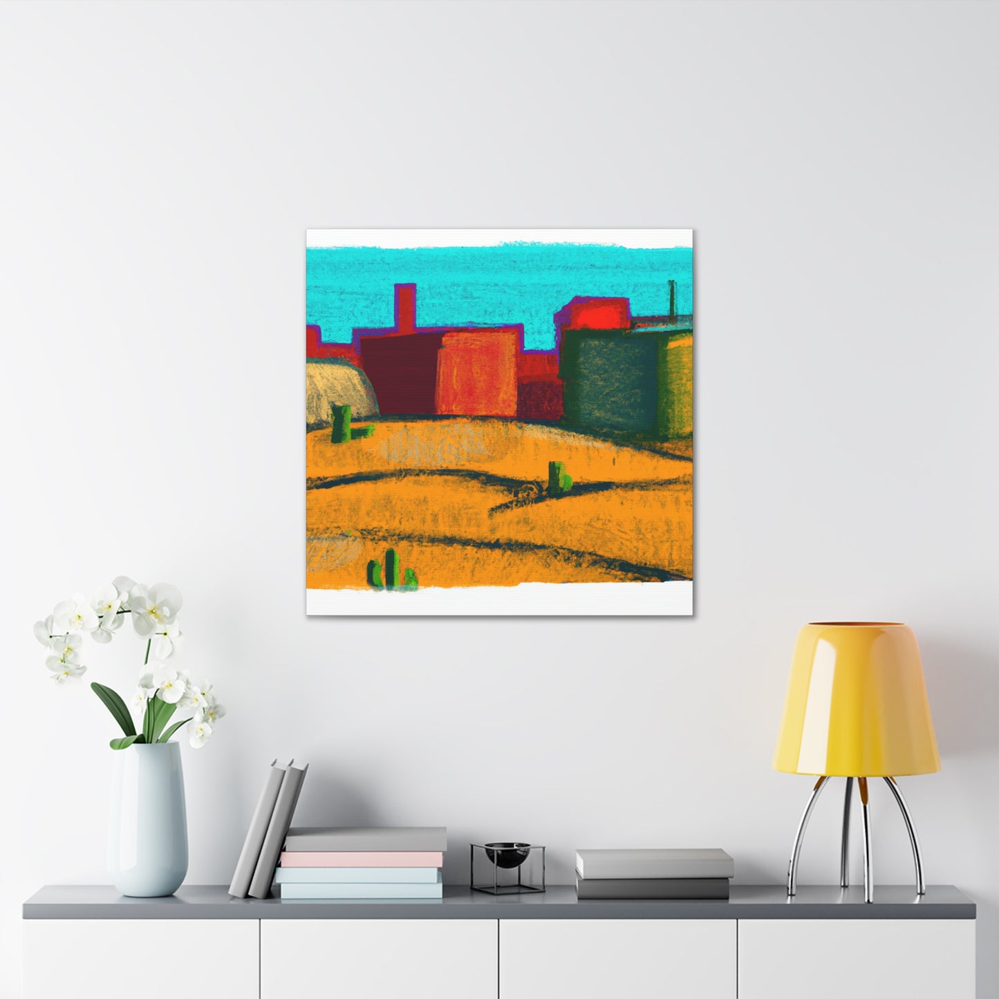 Desert Flame - Architectural - Canvas