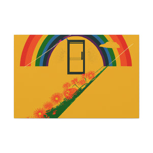 Rainbow Tranquility - Minimalism - Canvas